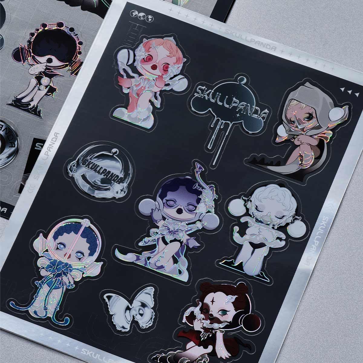 Amazon.co.jp: POP MART SKULLPANDA The Sound Series-Stickers