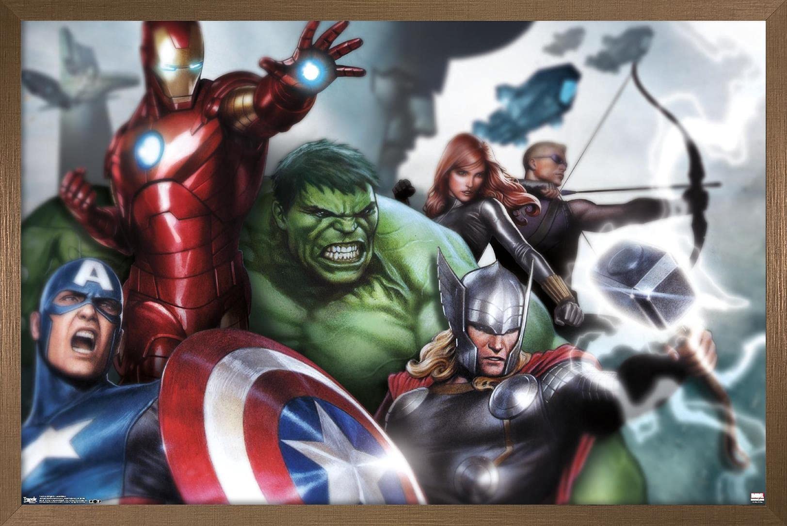 Amazon.com: Trends International Marvel Avengers - Assemble Wall
