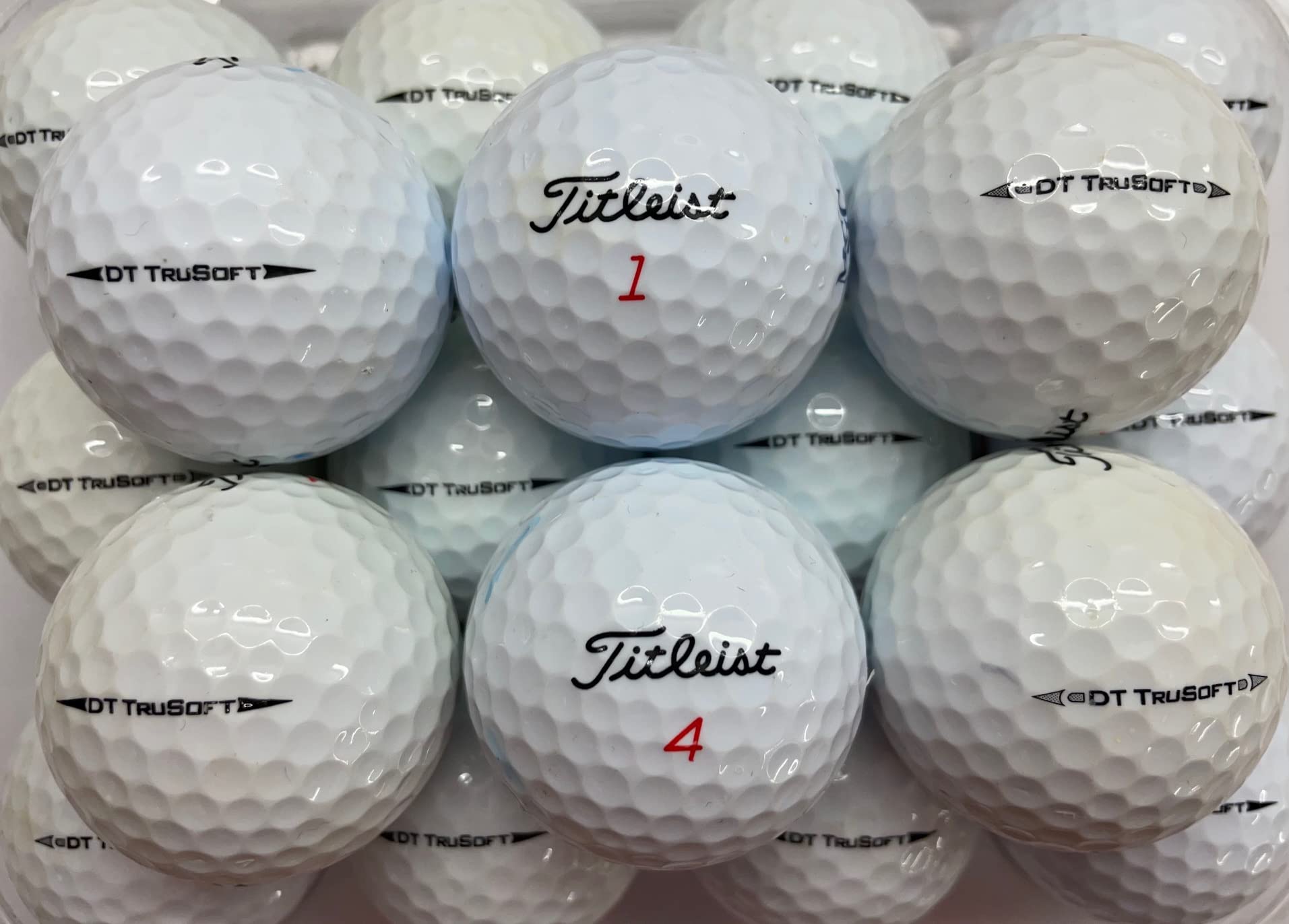 DT Trusoft Golf lake balls Pearl/Grade A Used Quality - choose 24, 48 or 100