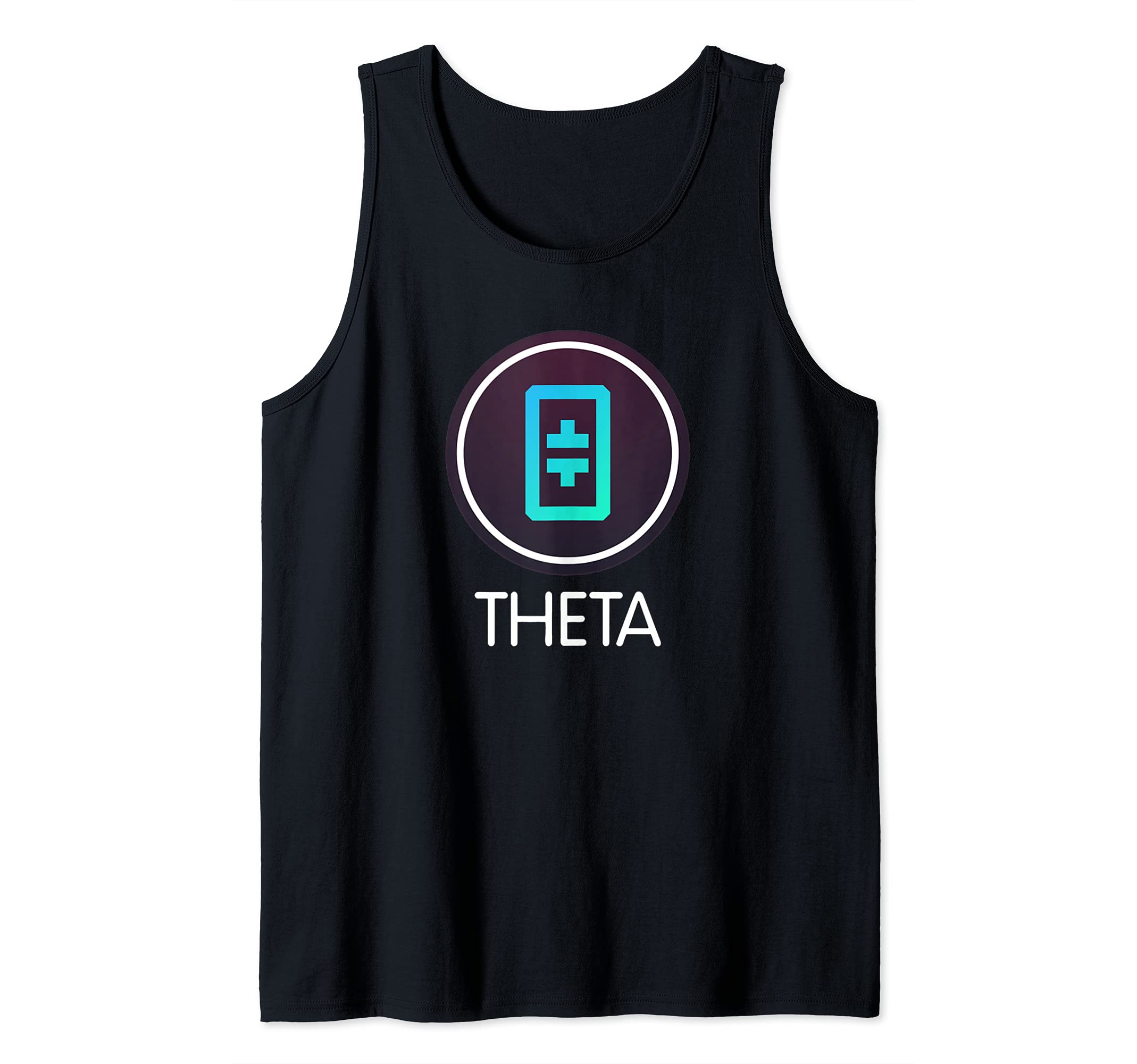 THETA Coin Cryptocurrency 3.0 theta Technology Tank Top, Black, S