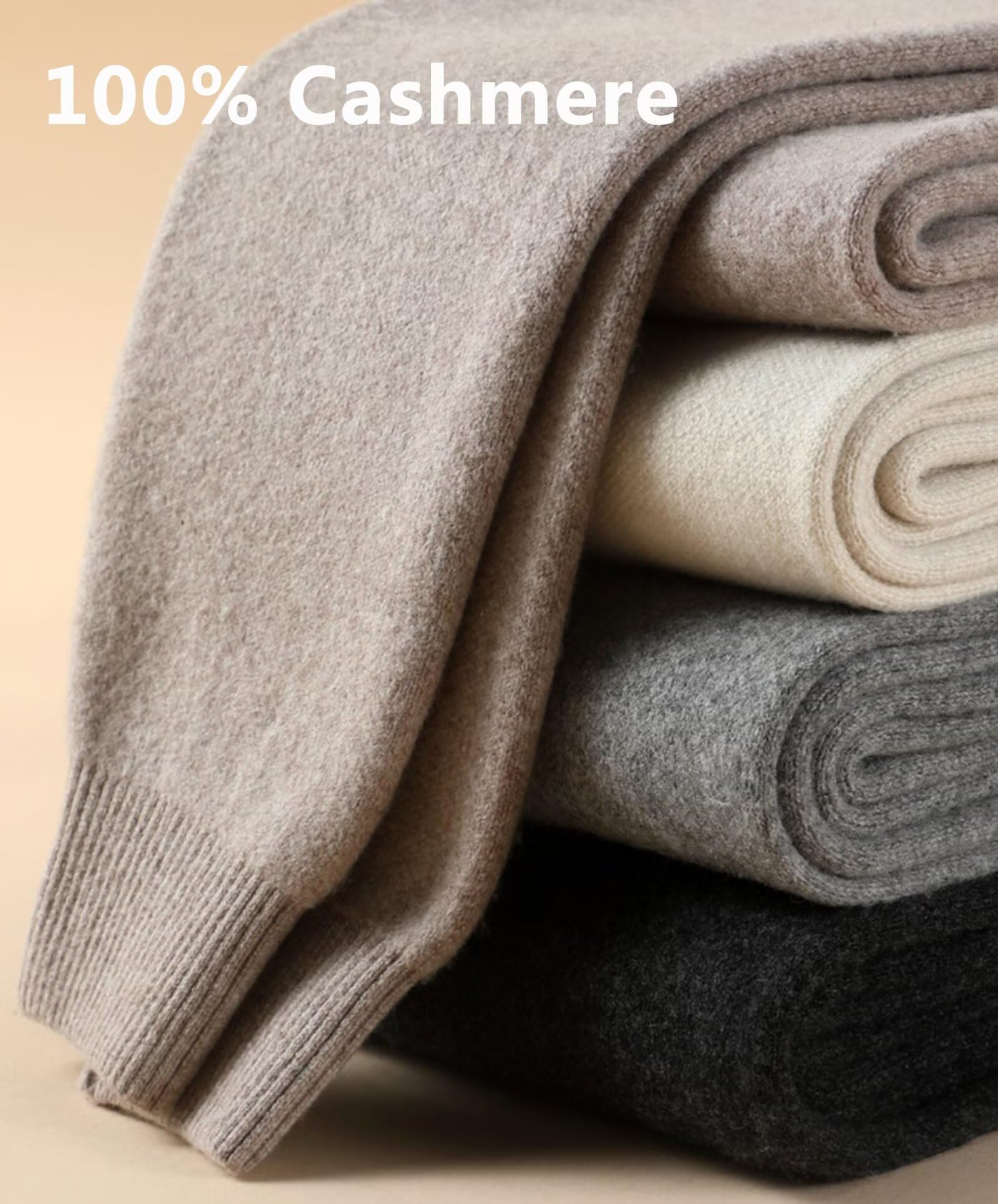 HNVAVQ Leggings térmicos 100% Cachemira para Hombre y Mujer, Pantalones térmicos de Invierno de Cintura Alta