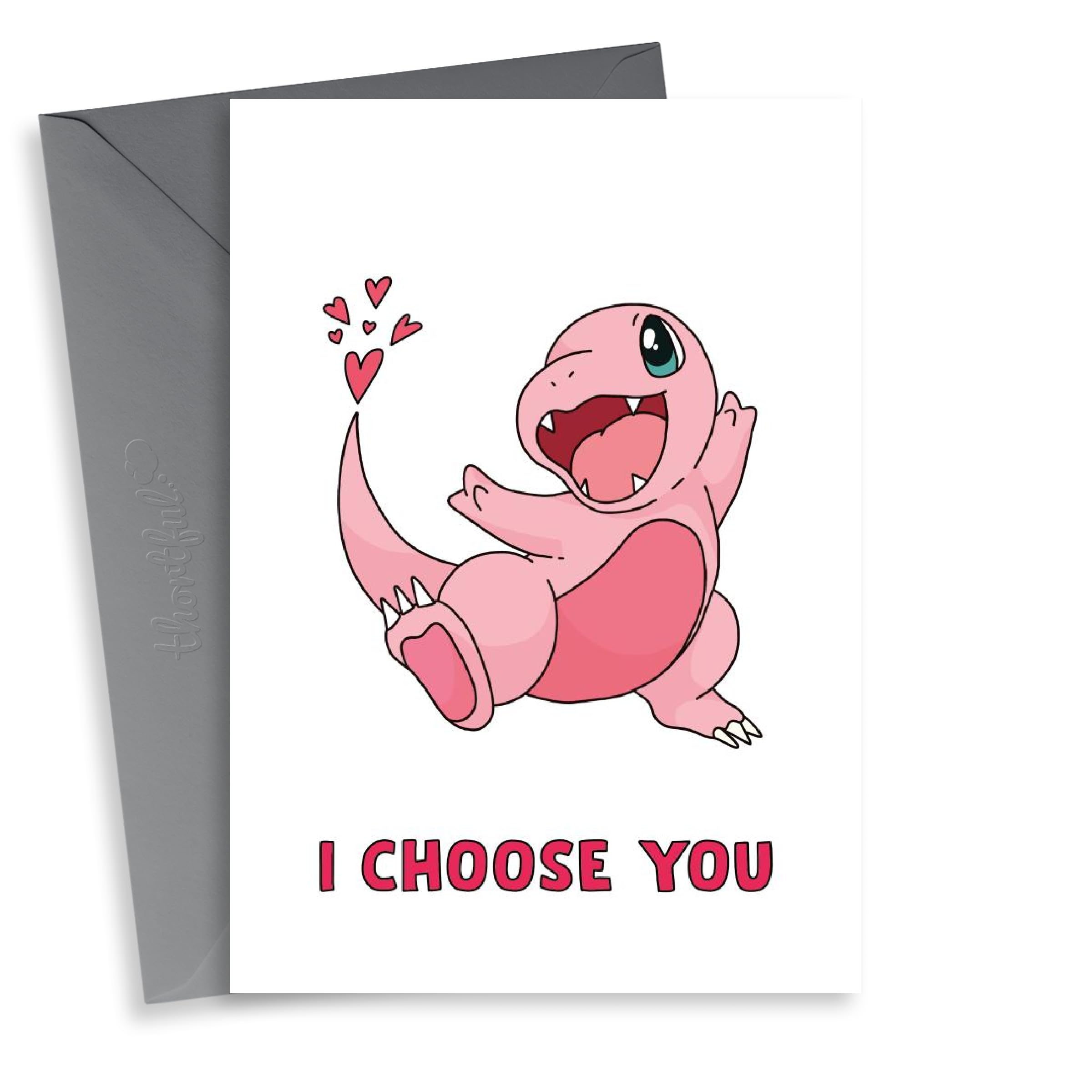Pokemon Charmander Valentines Anniversary card