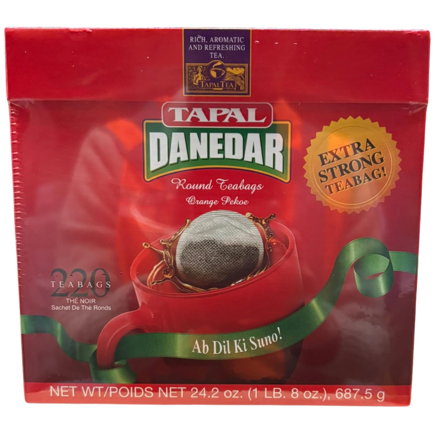 Tapal Danedar 2 Cup Round Teabag, 220 g