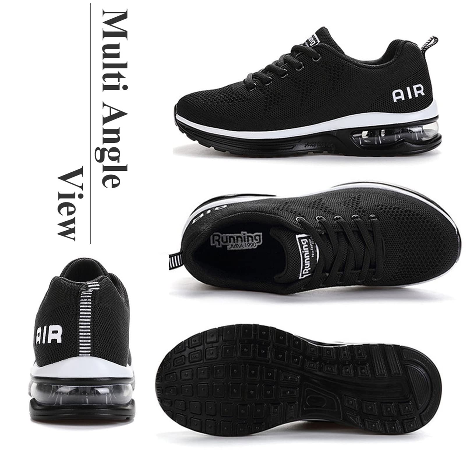 gojiang Scarpe da Ginnastica Uomo Donna Sneakers Scarpe da Corsa Sportive Casual Comode Leggero Respirabile Antiscivolo Jogging Fitness all'Aperto Camminata Scarpe Multicolor 34-46EU