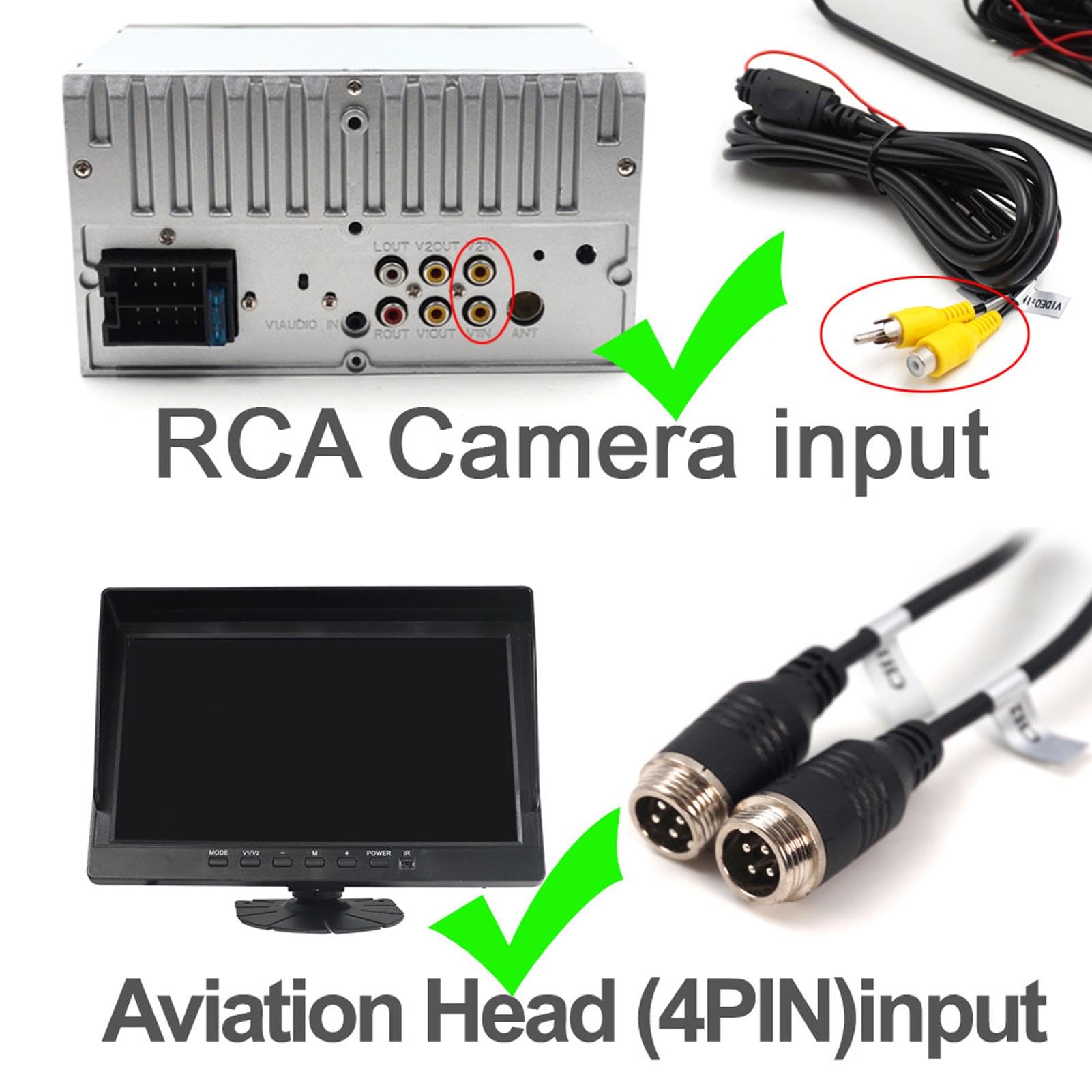 360 -Grad -Panoramaansicht Kamerasystem AI Intelligente Erkennung 4 in 1 HD -Videoaufzeichnung 3.5D 3D 2D Multi View Display mit 4 Kameras für LKWs