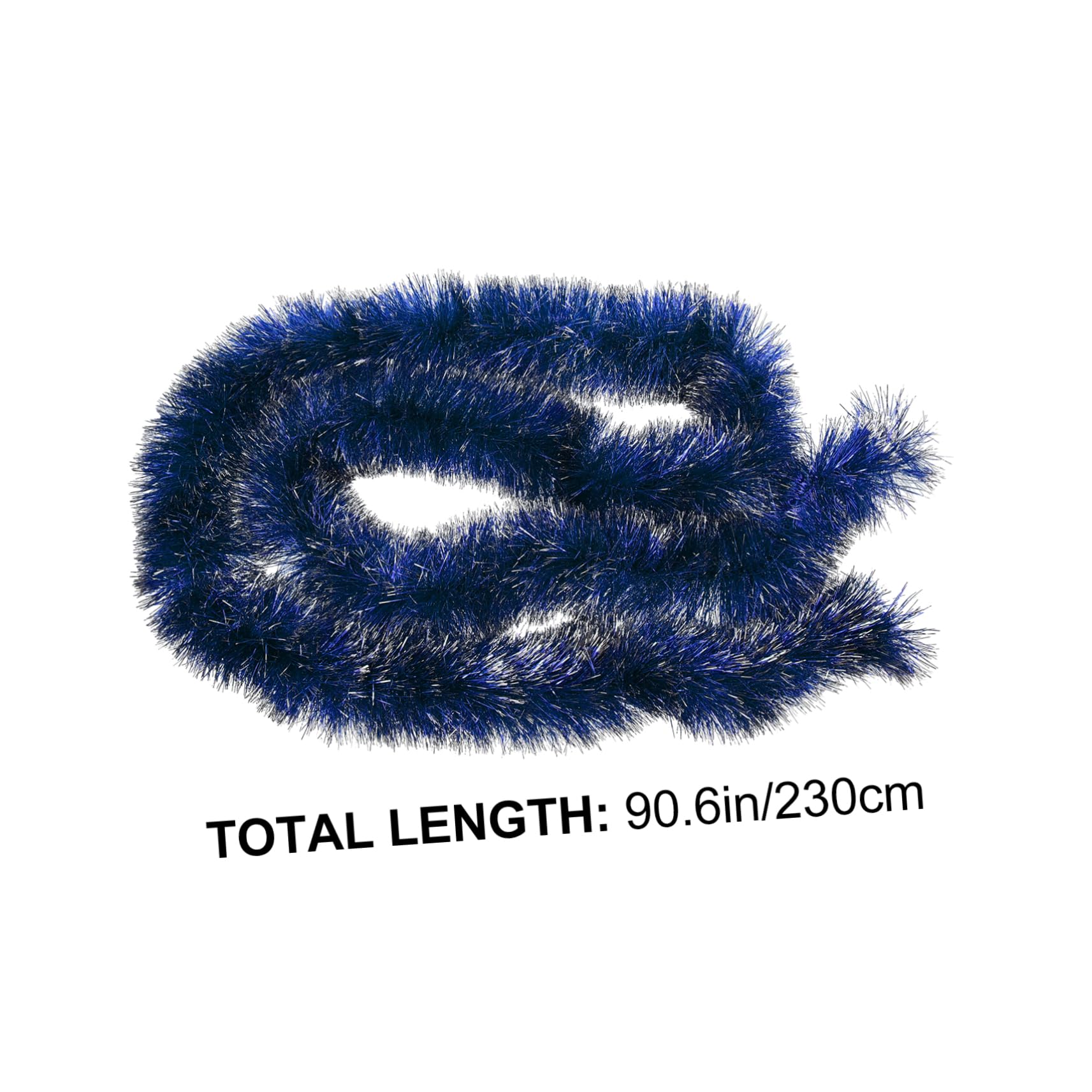 Cabilock 1Pc Christmas Tinsel Garland Hanging Ribbon Decoration for Party Layout Shiny Prop Versatile for Home and Tree Decor