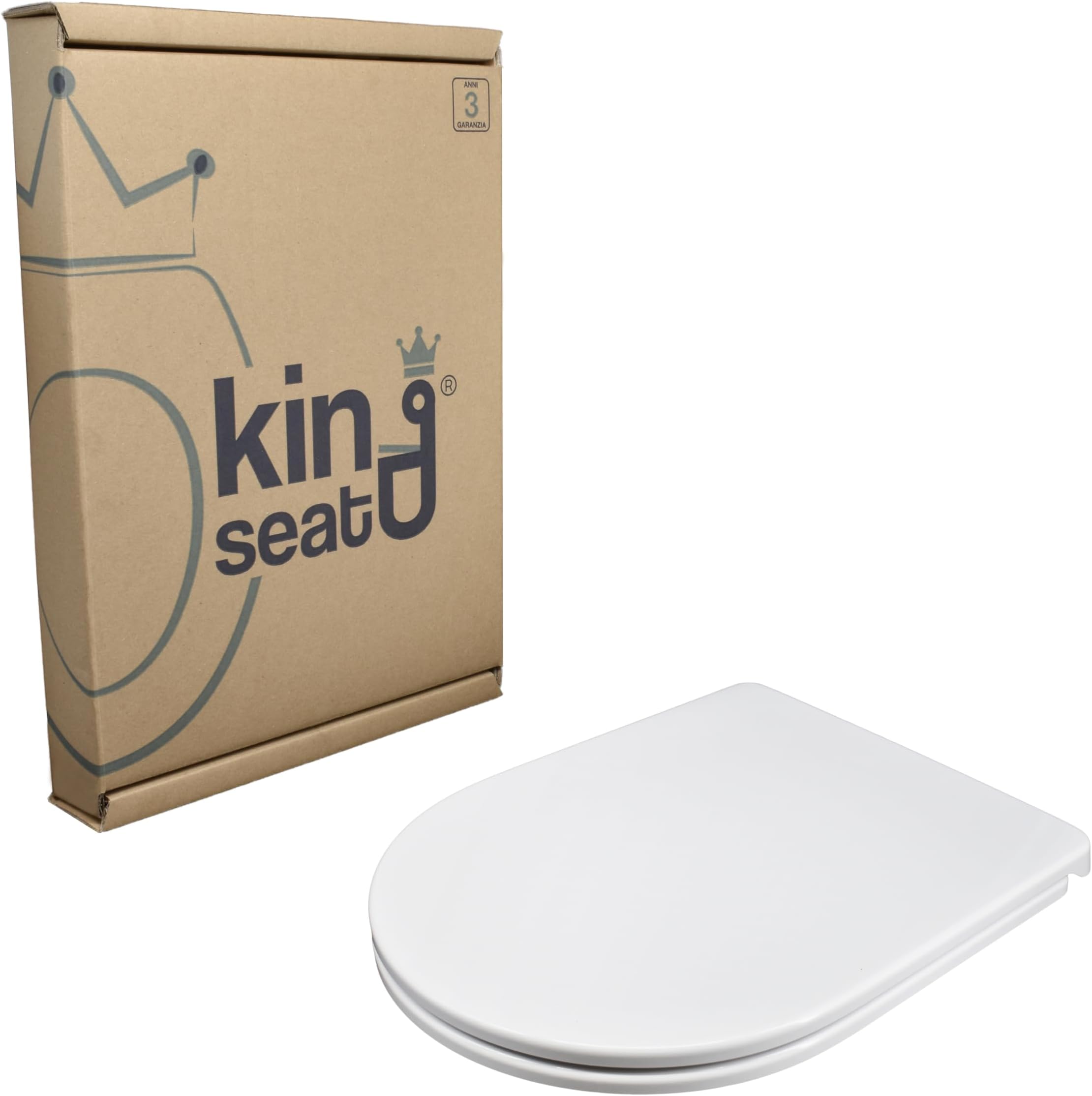 Copriwater In MDF Per ESEDRA Ideal Standard - Bianco, Design Compatibile E Verniciato - Foto 5