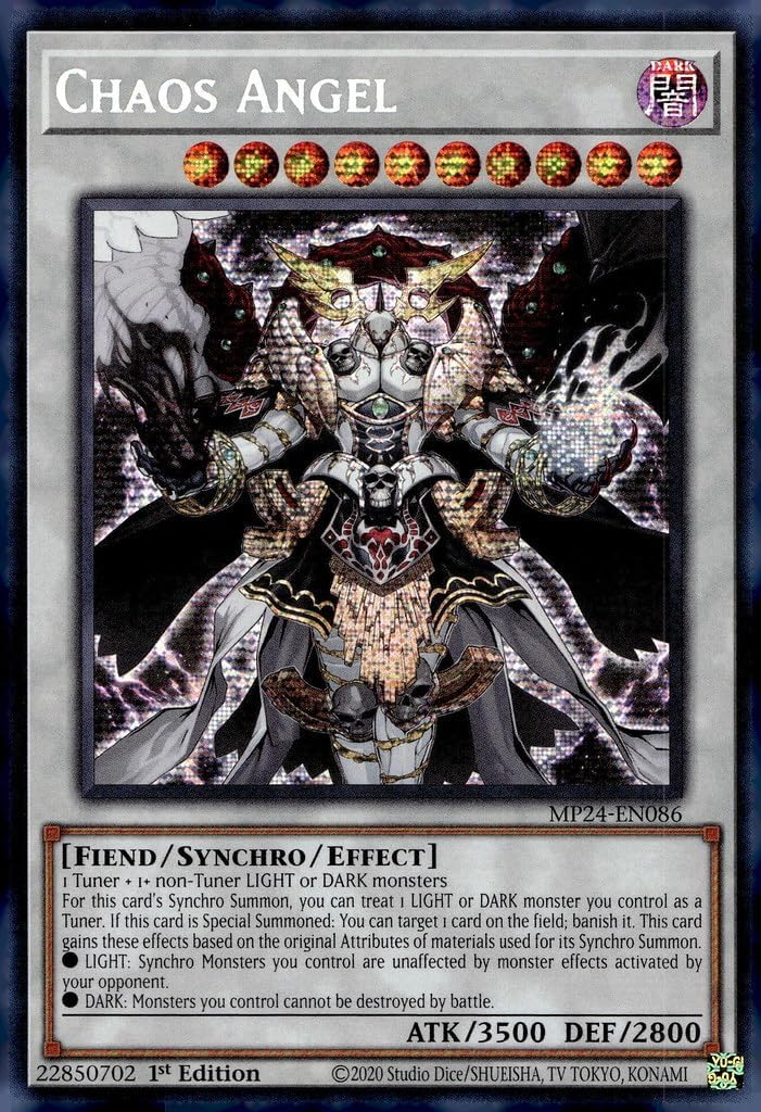 Chaos Angel - MP24-EN086 - Prismatic Secret Rare - 1st Edition