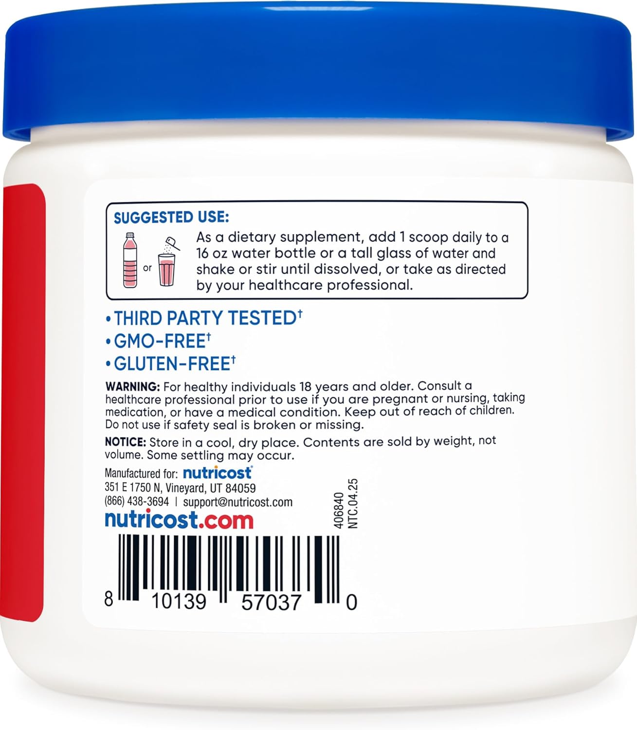 Nutricost Energy Complex (Fruit Punch) (60 Servings) - Clean Energy Powder, 300g Dietary Supplement - Image 4