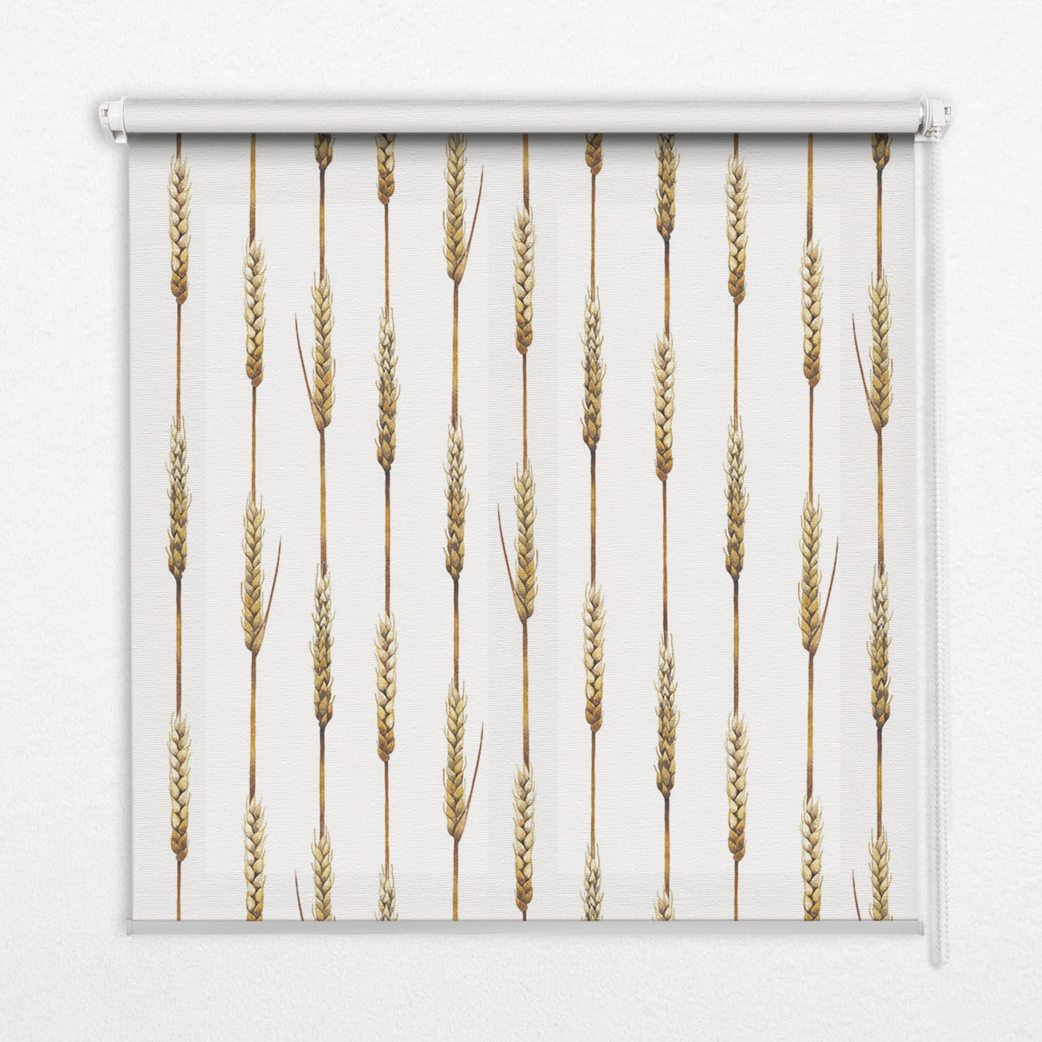 Store enrouleur 50x50cm perméable Tulup Céréale aux finitions soignées