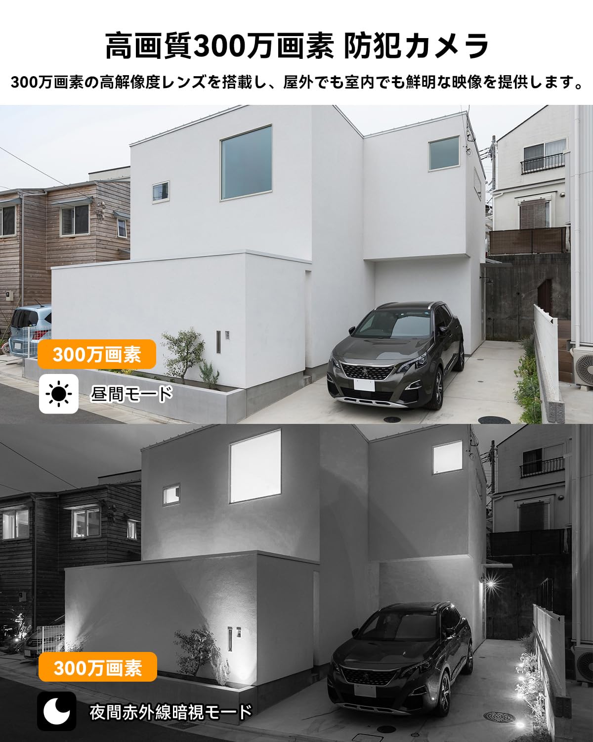 Amazon.co.jp: ACEMO 防犯カメラ 屋外 ワイヤレス 無線 監視カメラ 300