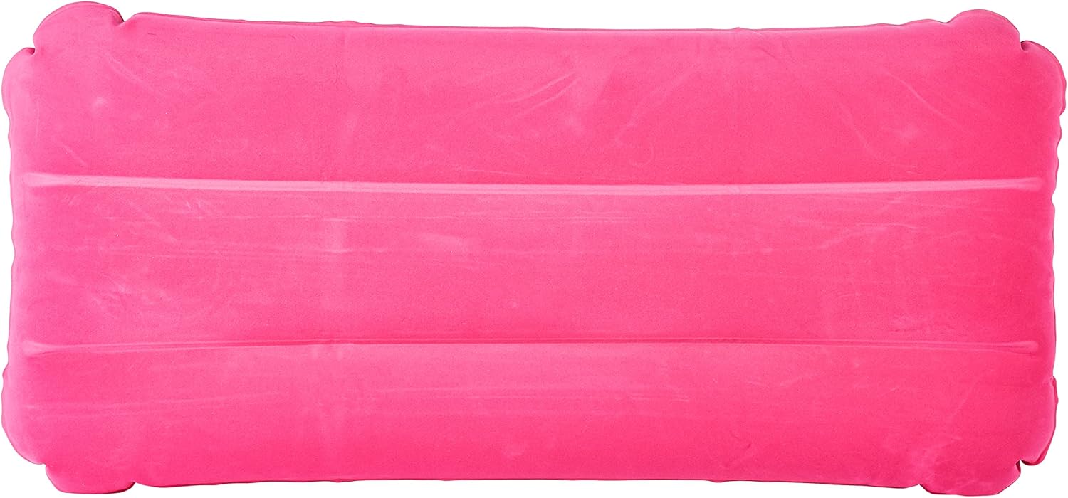 Airhead SUN COMFORT COOL SUEDE Double Pool Mattress, Raspberry (AHSC-017)