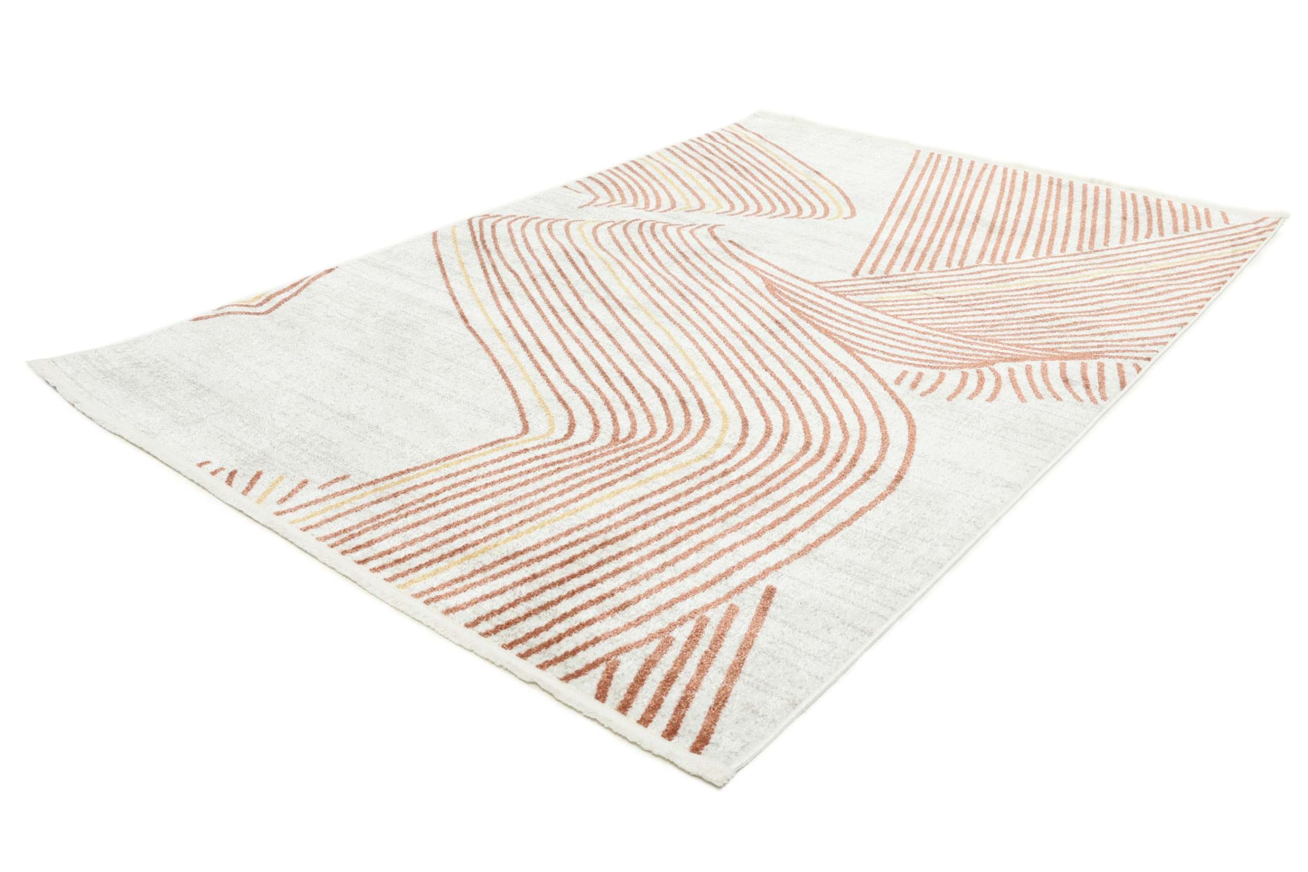 RugVista Flow Alfombra, 200 x 300 cm, Óxido
