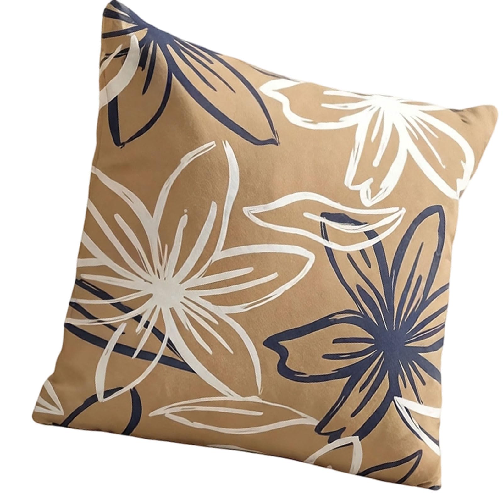 Tsophreniq Outdoor Pillow Cover Polyester Geometric Design 45cm Standard Size Machine Washable for Furniture Fast Change Outdoor Pillow Cover