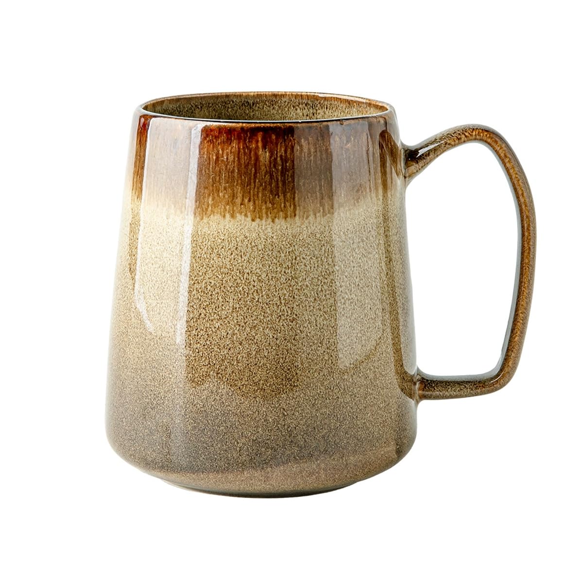 Amazon.com: XINRRY Large 24 oz Ceramic Coffee Mug with Handle, Vintage  Coffee Cup, Extra Big Tea Cup for Office and Home, Dishwasher and Microwave  Safe, Brown : Home & Kitchen