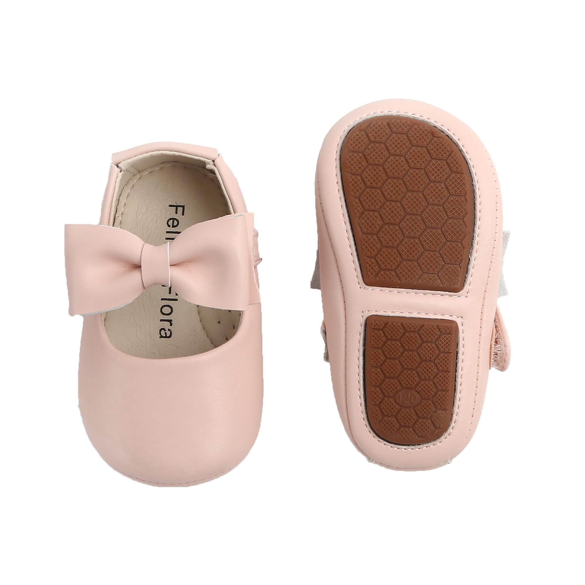 Soft Sole Baby Dress Shoes - Infant Baby Walking Shoes Moccasinss Rubber Sole Crib Shoes