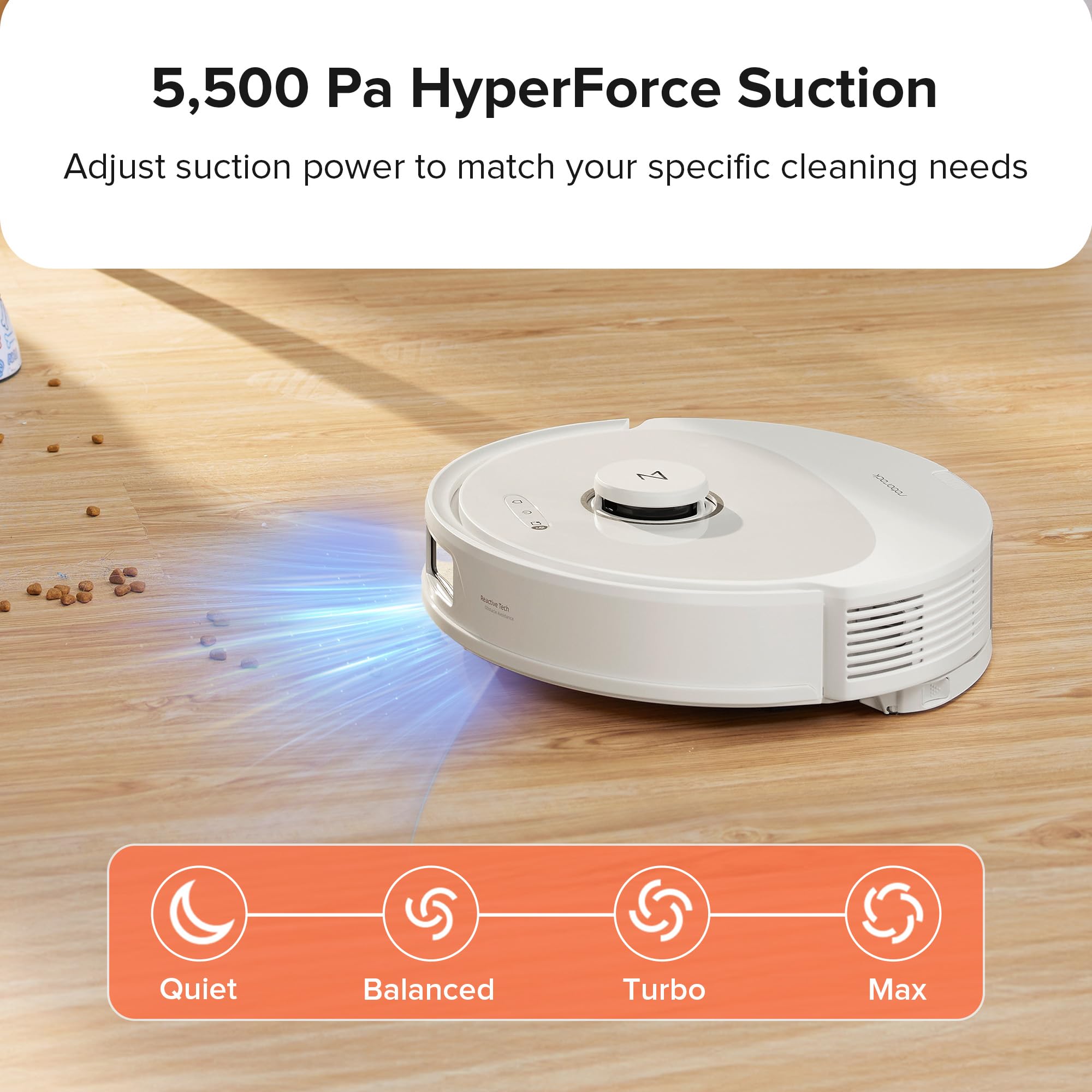roborock Q8 Max Robot Vacuum and Mop Cleaner, DuoRoller Brush, 5500Pa Strong Suction, Lidar Navigation, Obstacle Avoidance, Multi-Level Mapping, Perfect for Pet Hair view 7