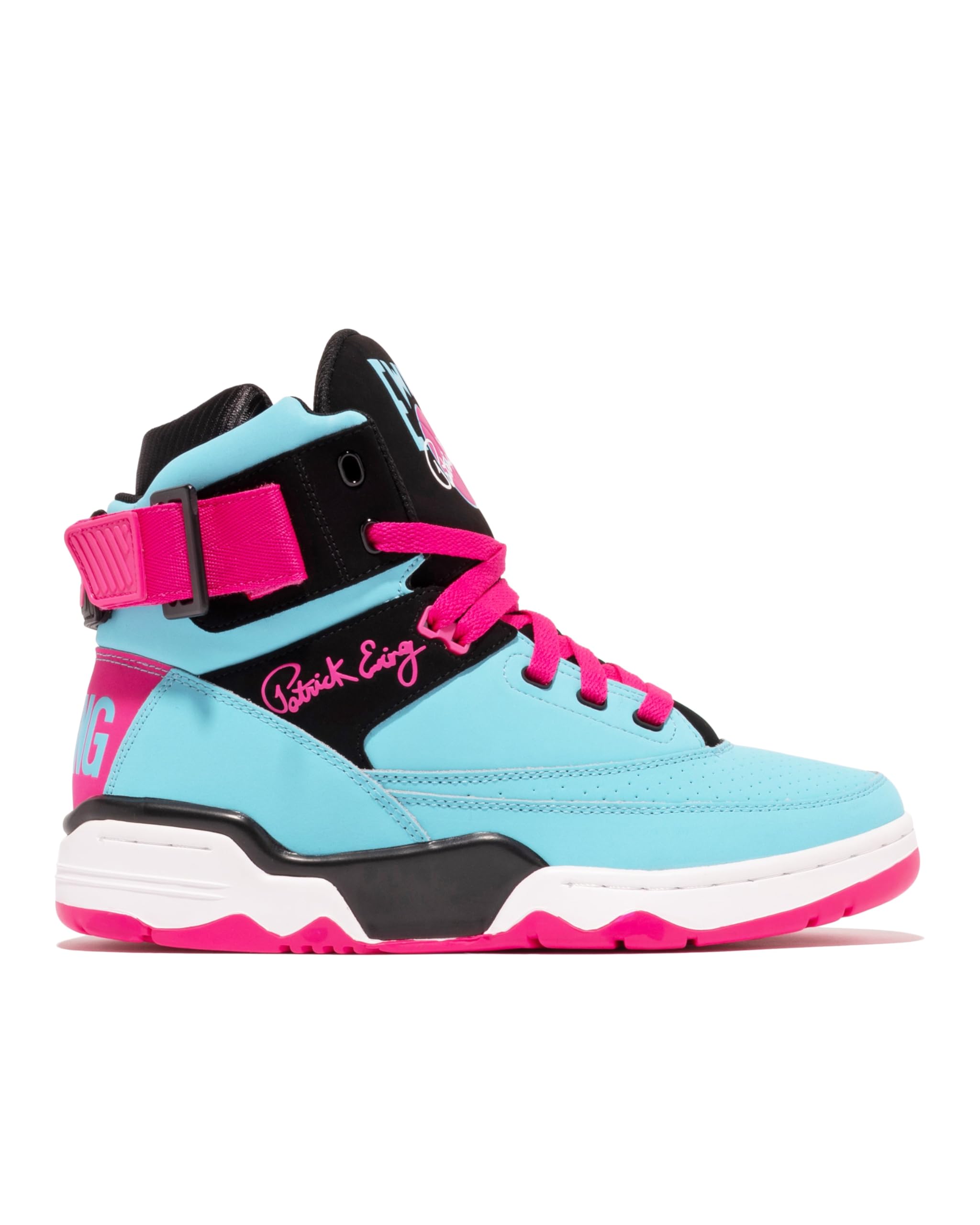 PATRICK EWING ATHLETICS 33 HI Bluefish/Black/Pink MIAMI 1BM02381-408