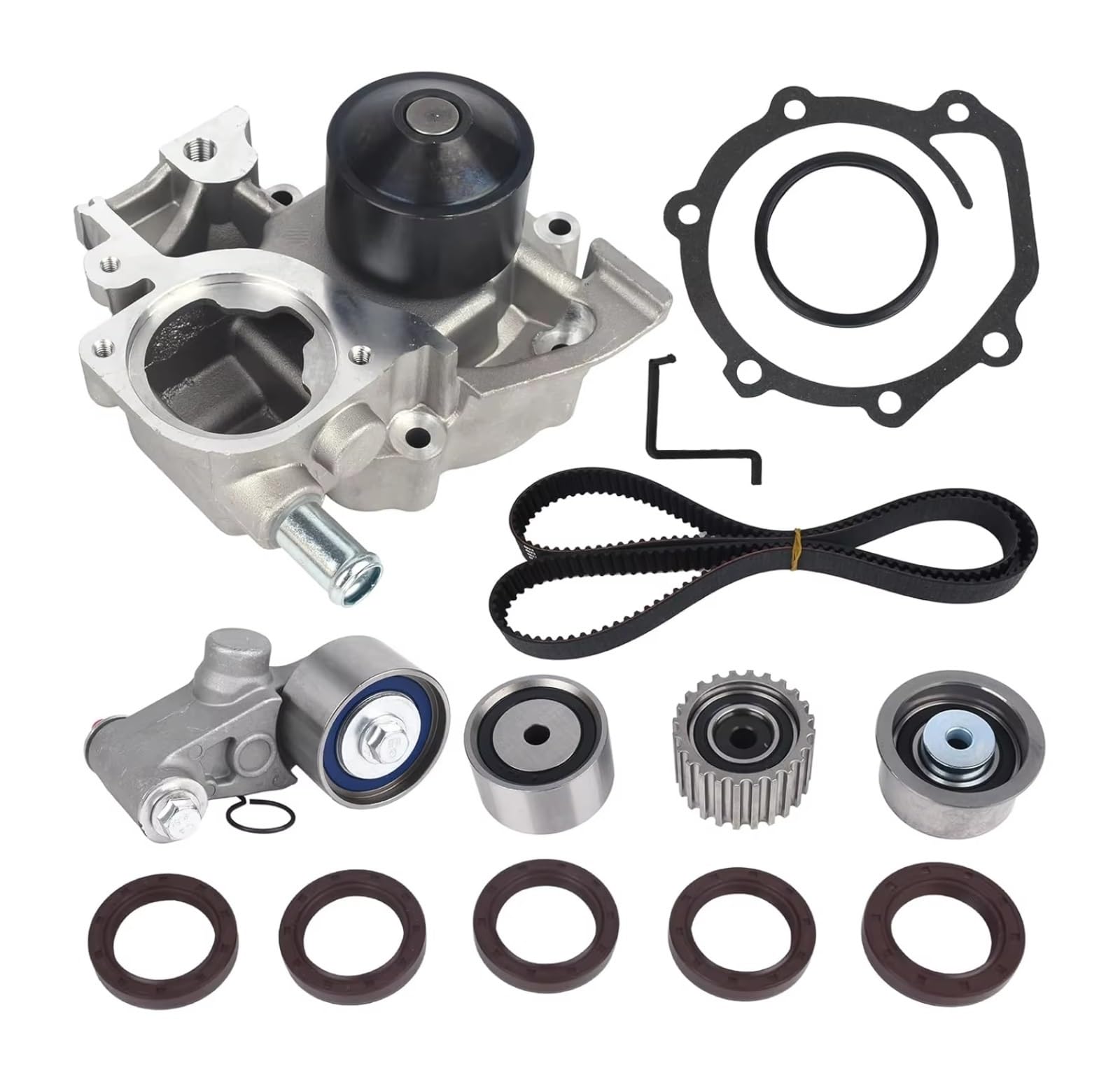 Compatibile Con Subaru Per Impreza 2006-2011 Per Legacy 2010-2012 EJ25 EJ253 Kit Cinghia Distribuzione Pompa Acqua Motore Set Guarnizioni Completo Auto