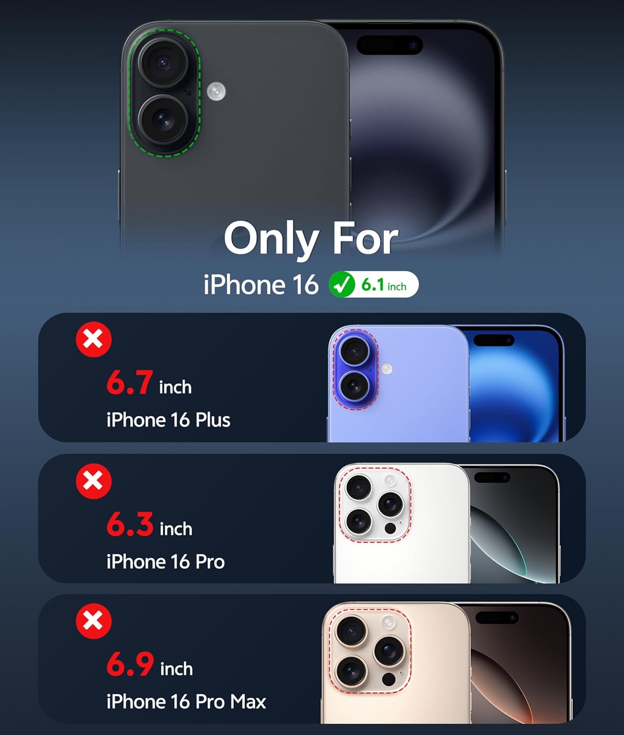 FNTCASE for iPhone 16 Phone Case: Magnetic Phone Cases with [Ring Kickstand] [Built-in Screen Protector] [Heavy Duty Military Grade Protection] Shockproof Rugged Protective Cell Phone Cover Orange - Image 2