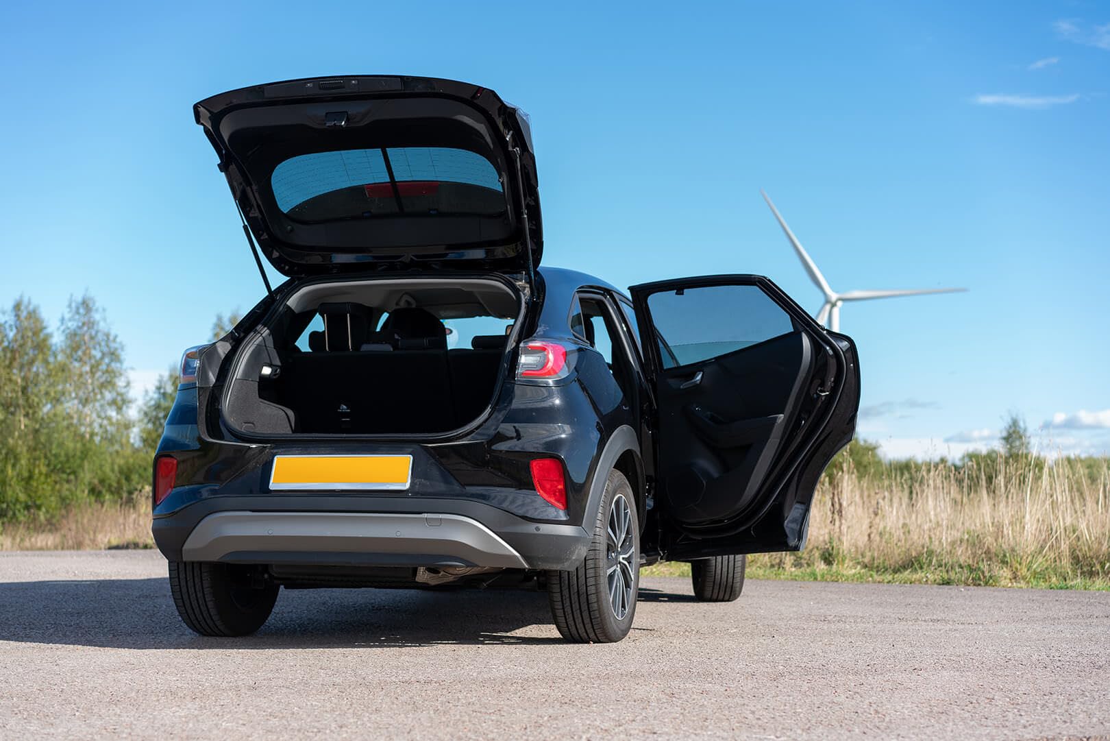 CAR SHADES zestaw kompatybilny z Ford Puma 2019- (6 sztuk) - osłony przeciwsłoneczne dopasowane do samochodów