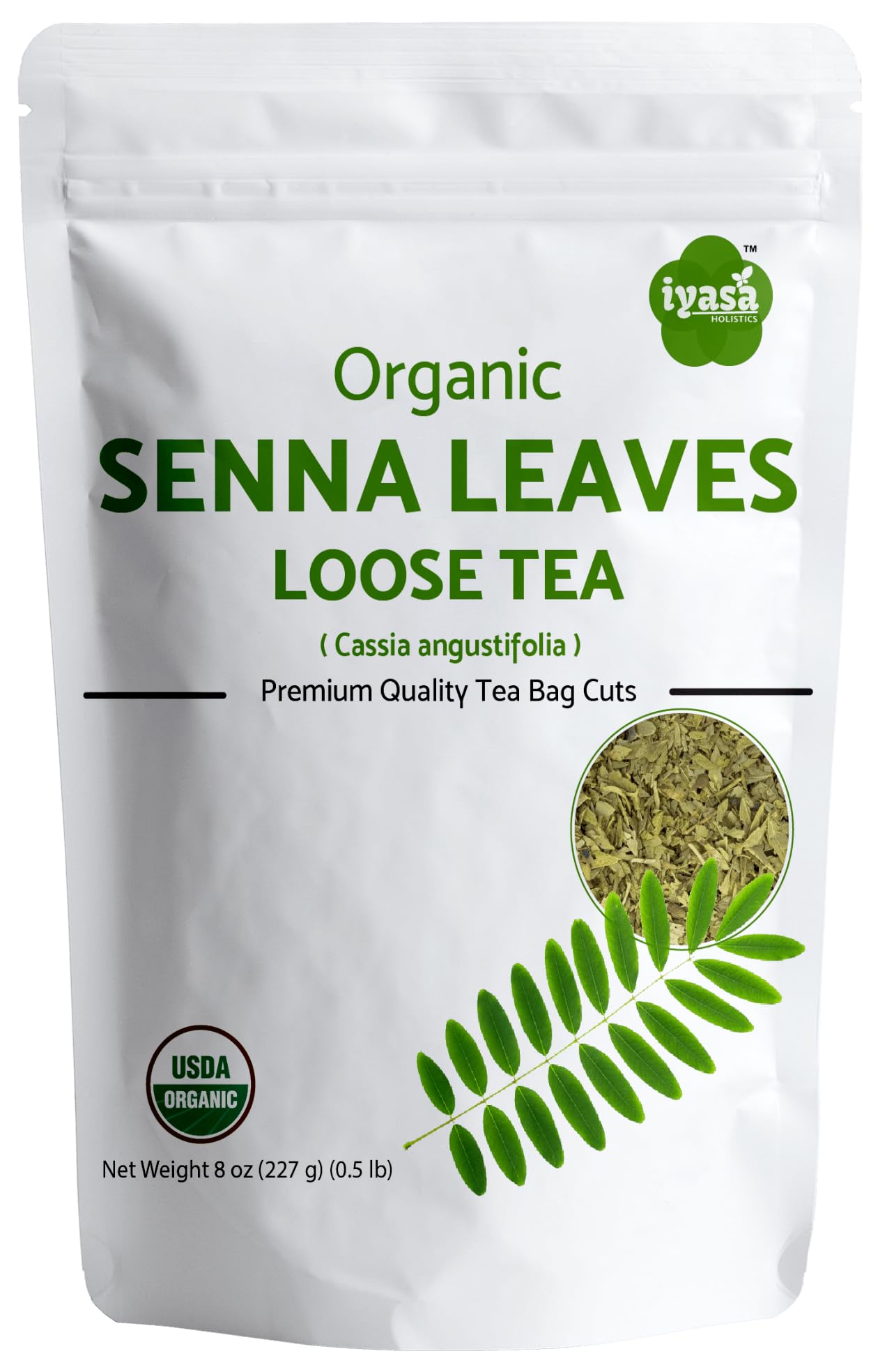 Amazon.com: Senna Leaf 8 oz - USDA Certified Senna Leaves Organic