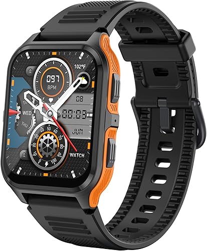 Reloj inteligente (respuestahacer llamadas) para hombres y mujeres, pantalla táctil de 1.83 pulgadas, rastreador de actividad física con frecuencia