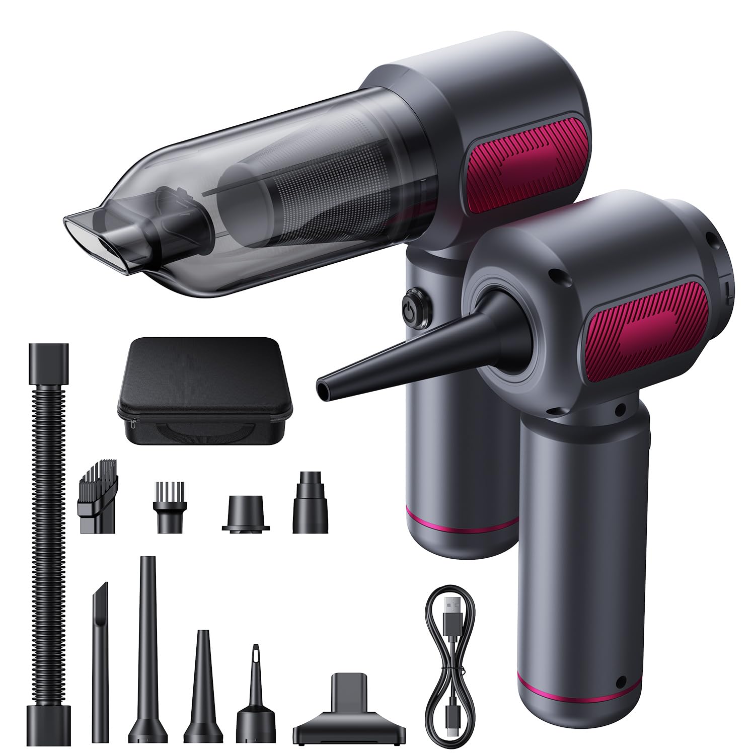 REWONDER Car Vacuum Cleaner High Power 22000Pa Vacuum Cleaner Air Duster 110W Strong Suction Hand Held Vacuum with