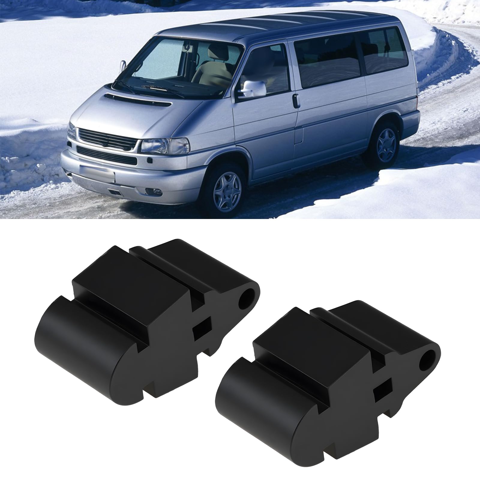2 szt. gumowy wspornik chłodnicy samochodowej profil 701121275A kompatybilny z VW T4