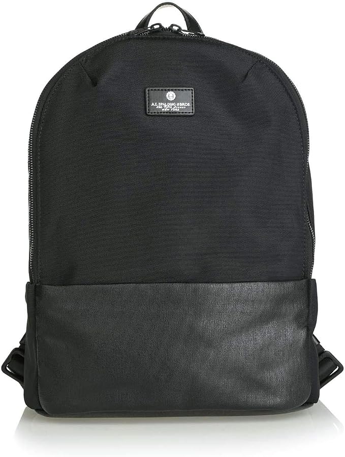 Zaino Backpack Round Bark Dark Line A.G. SPALDING \u0026 BROS. Uomo Man Black  Nero Marrone Brown 824500U : Amazon.it: Valigeria