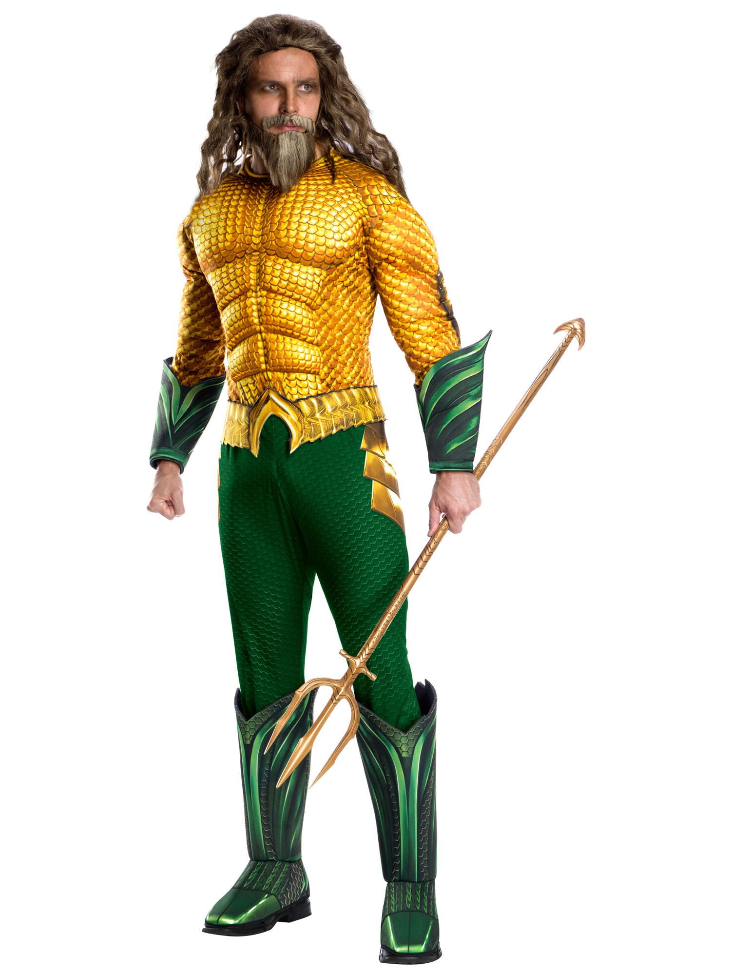 Rubie's Official DC Comics Aquaman The Movie, Mens Deluxe Super Hero Costume