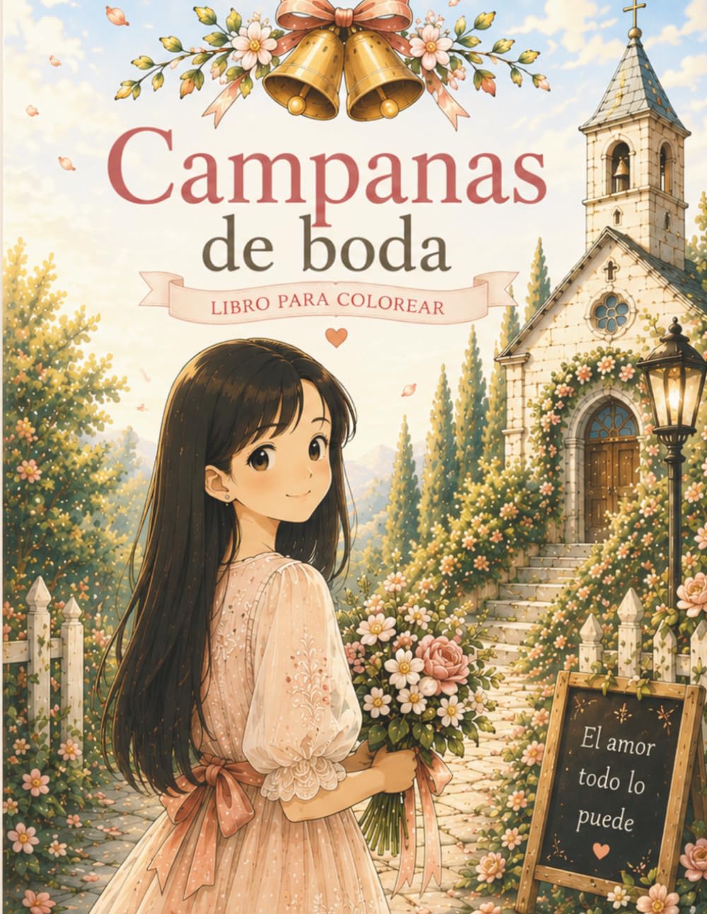 Campanas de boda: Un libro para colorear lleno de amor, flores y momentos inolvidables (Universos ilustrados)