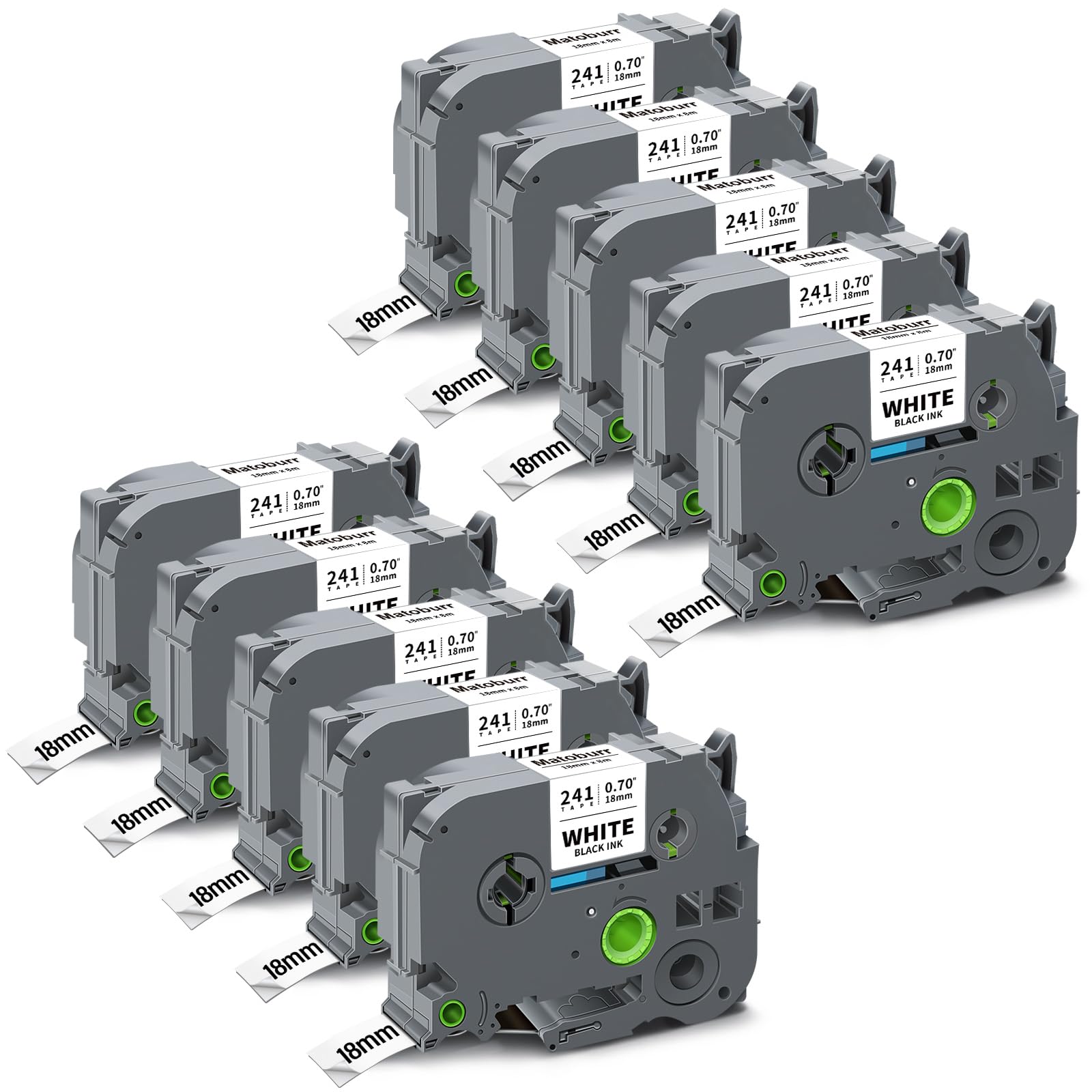 Compatibile per TZe-241 Confezione da 10