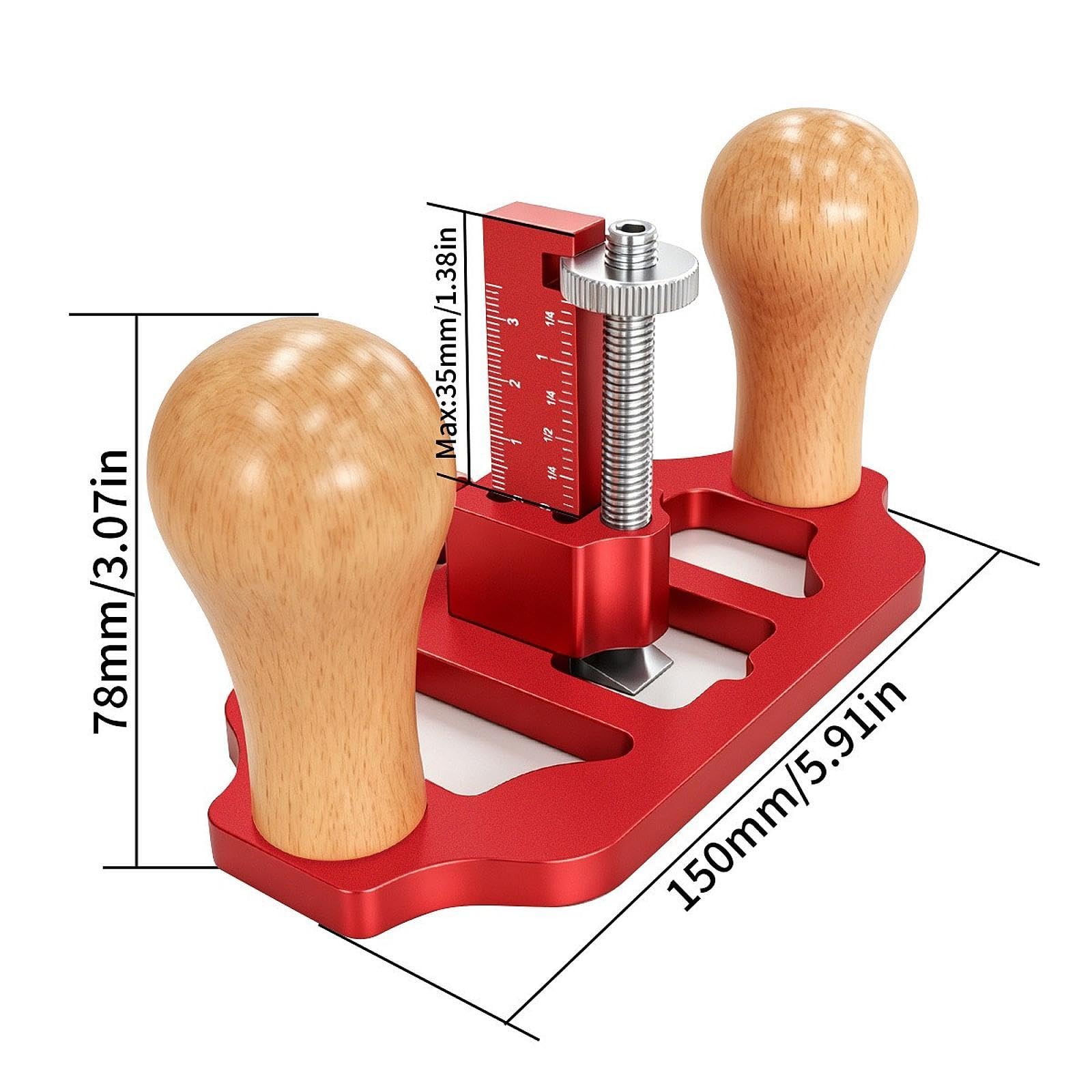 Pialla piatto con bordi piatti, pialla manuale portatile per rifinitura e lavorazione del legno.