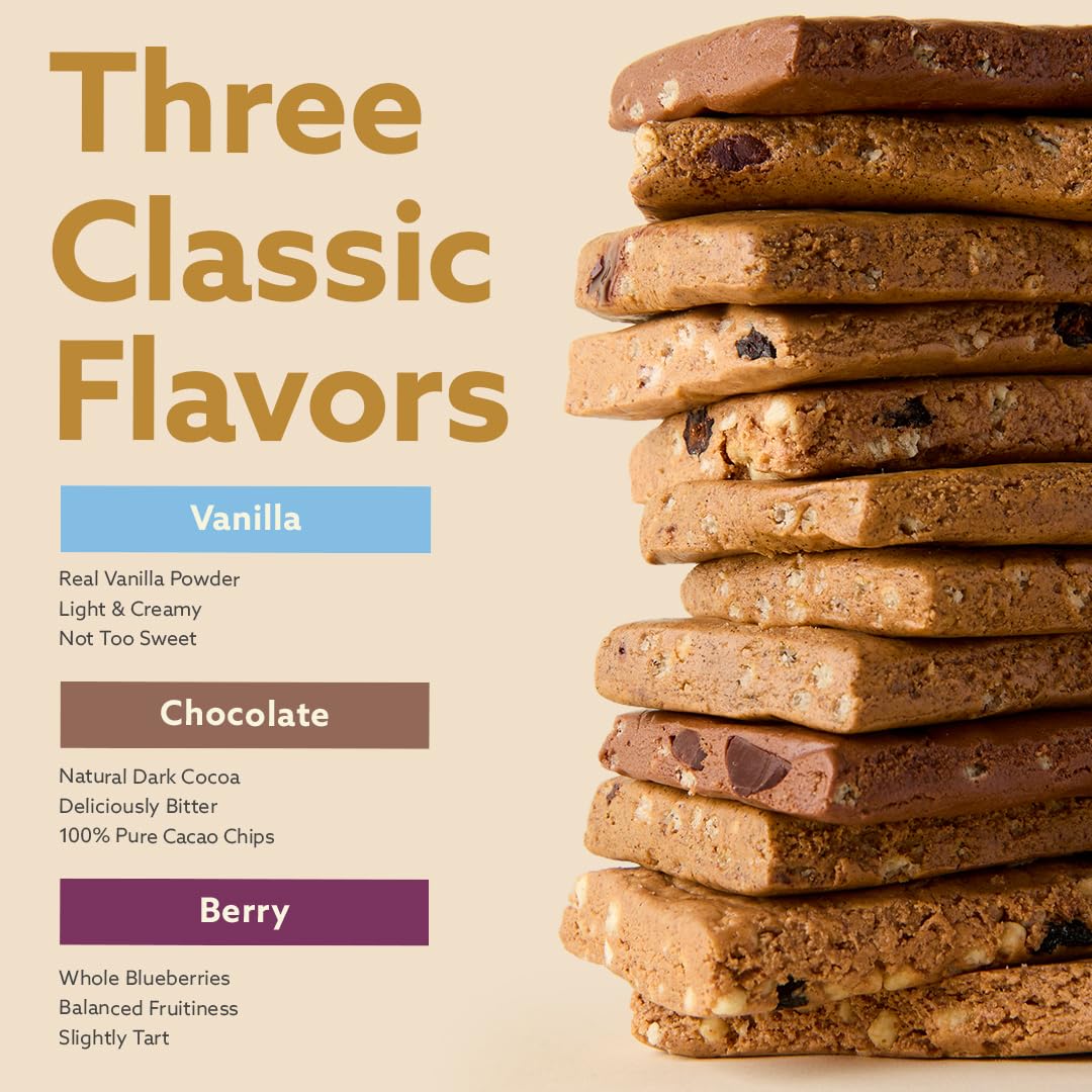 Jacob Bars, 20g Protein from Grass-Fed Sources, Variety Pack, 9 Count — Amazon image 3