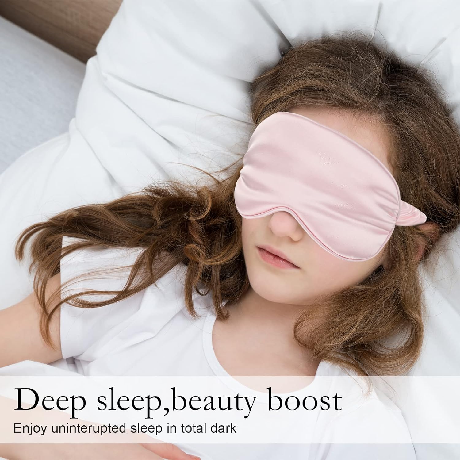 100 Pieces Silk Sleep Mask Eye Coverings for Sleeping Smooth Soft Eye Covers Mask with Elastic Strap for Sleeping Blocking Lights Travel Relax - Image 7