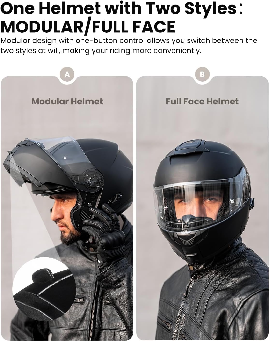 Detailed view of ILM 159BT helmet components