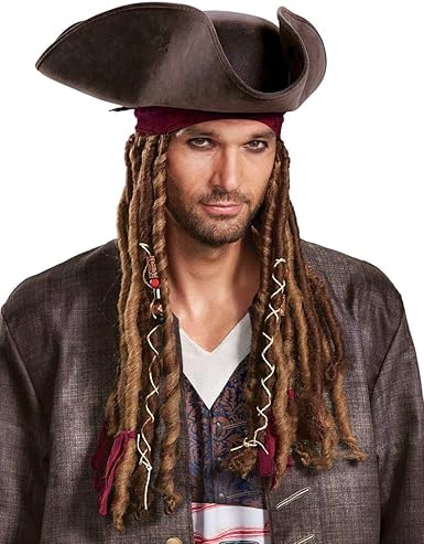 Amazon Co Jp パイレーツ オブ カリビアン 最後の海賊 グッズ ジャックスパロウ 被り物 大人 海賊 帽子 コスプレ 仮装 メンズ 並行輸入品 ホビー