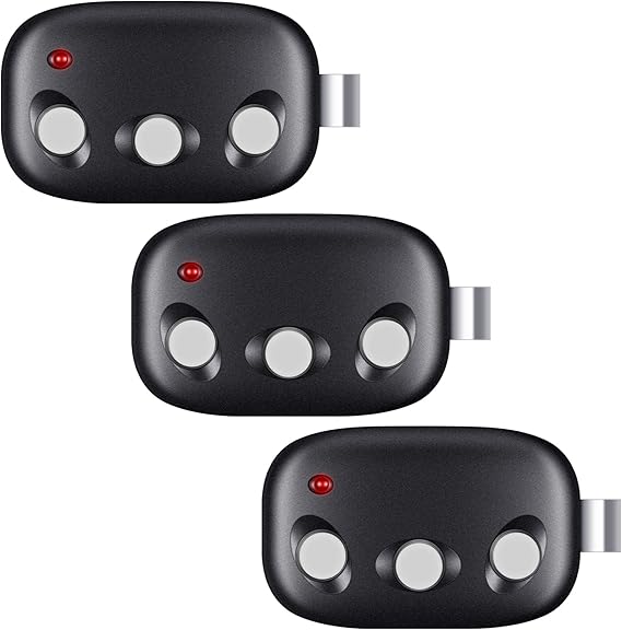3 Pieces Garage Door Remotes, Megacode MCT3 DNT00089 Compatible with