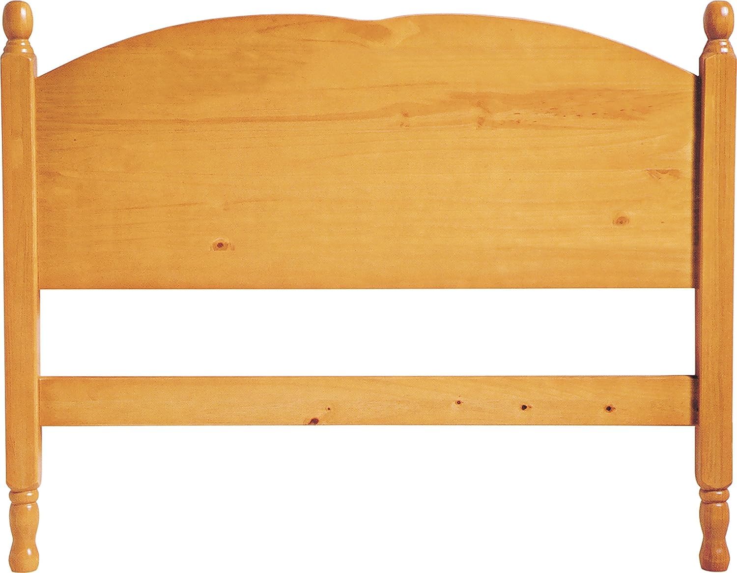 Cabecero para somier, Serie Altea, Color Miel, Pino Macizo. Serie Canet. Medidas: 97.5X2, (AltoXFondo), Diferentes Elementos a Juego (para somier 90)