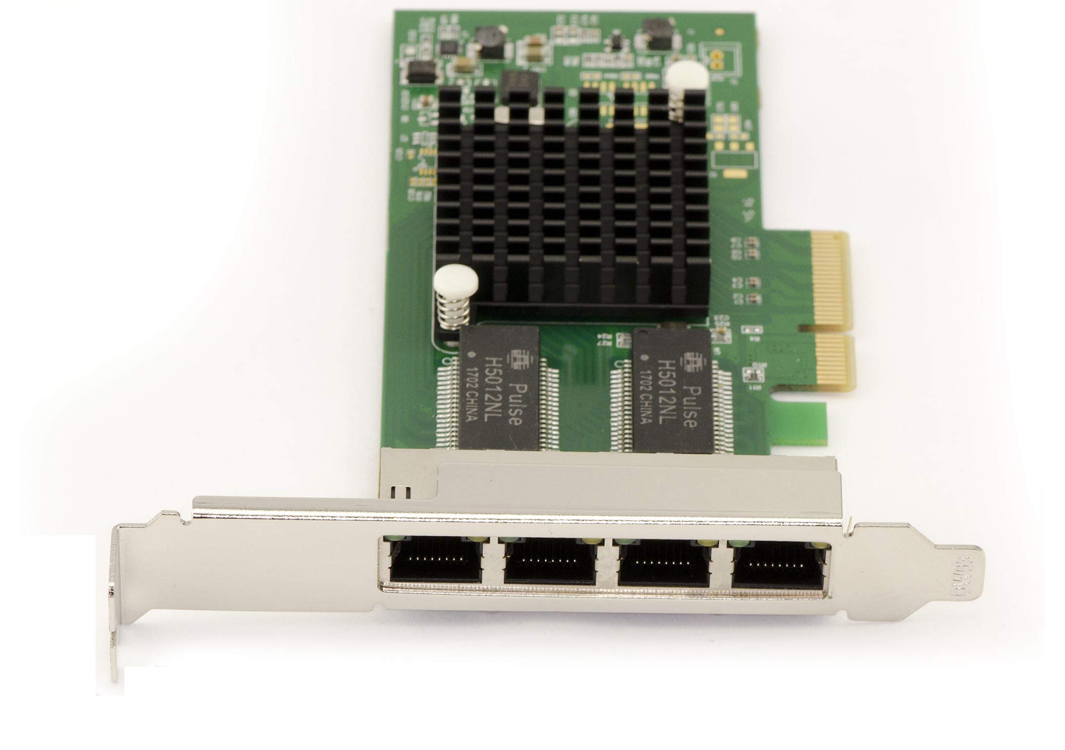 KALEA-INFORMATIQUE Scheda controller di rete con 4 porte Gigabit Ethernet su PCIe x4 con chipset Intel I350-T4