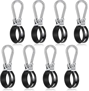 Hanger Bracket Assembly Stainless Steel Clamp Semi Truck Accessories for Semi Truck Tractor Trailer 3-in-1 Wrap Air Hose Lines (8 Sets)