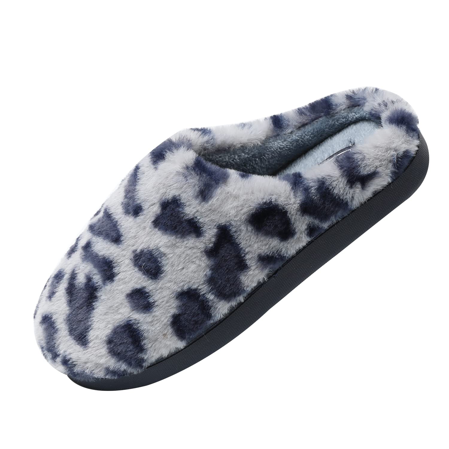 JOMIX Pantofole Donna Invernali Comode Ciabatte Pelose Calde Leopardate