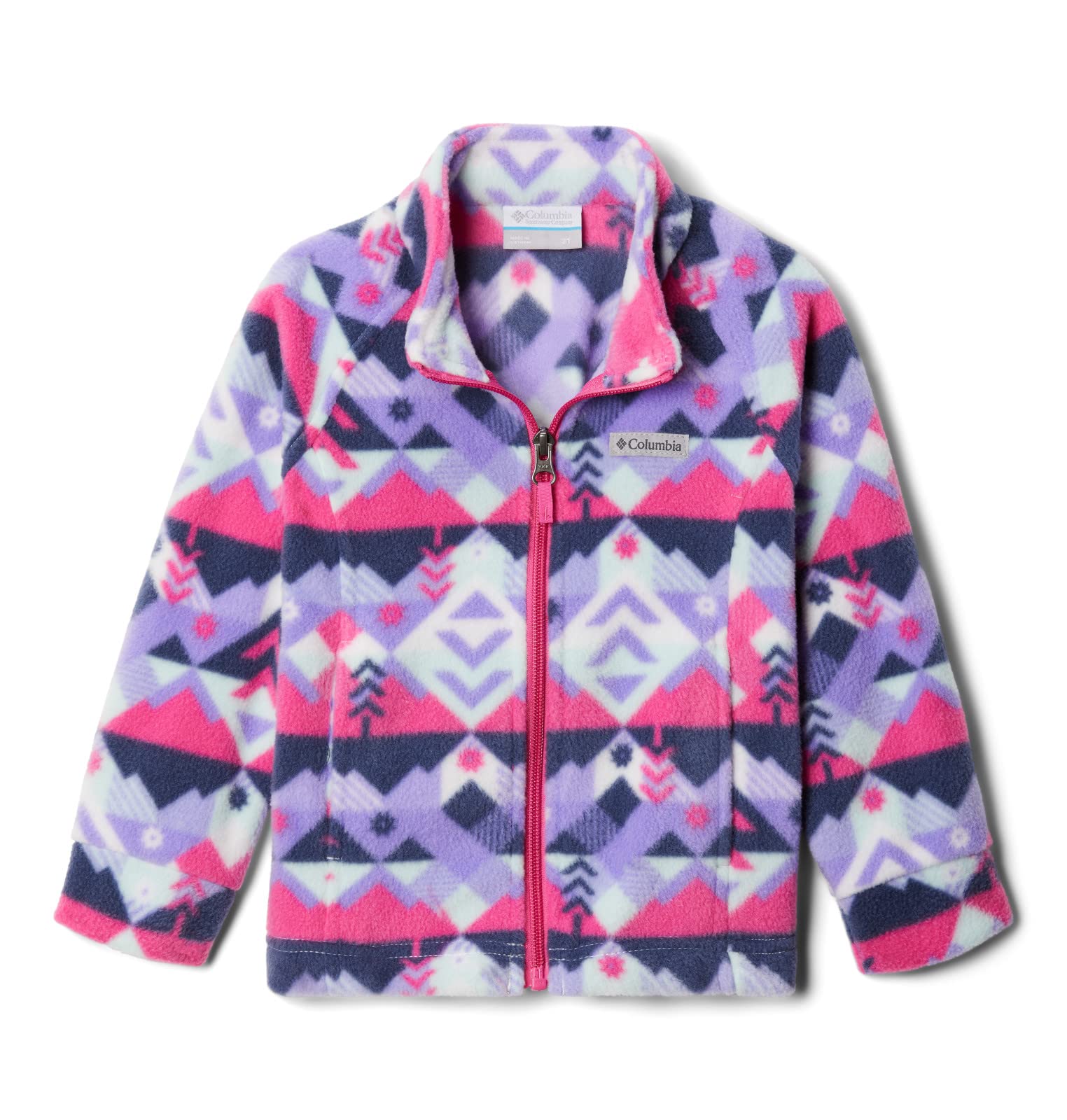 Columbia Youth Girls Benton Springs II Printed Fleece Jacket