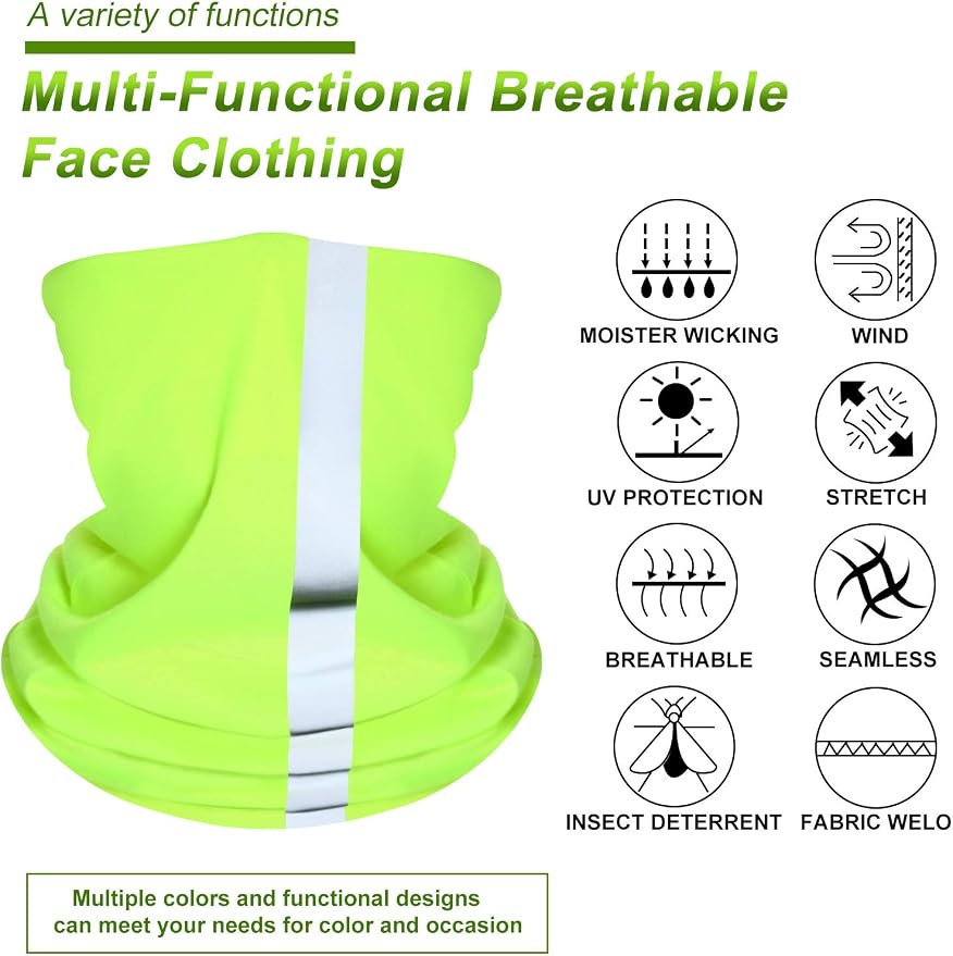 Balaclavas pasamontañas de 12 piezas coloridas con protección UV miniatura 3