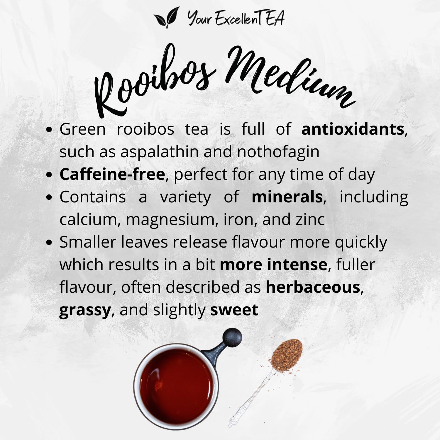 Green Rooibos (250g) Greenbosh Herbal Loose Leaf Tea Caffeine-Free - View #9