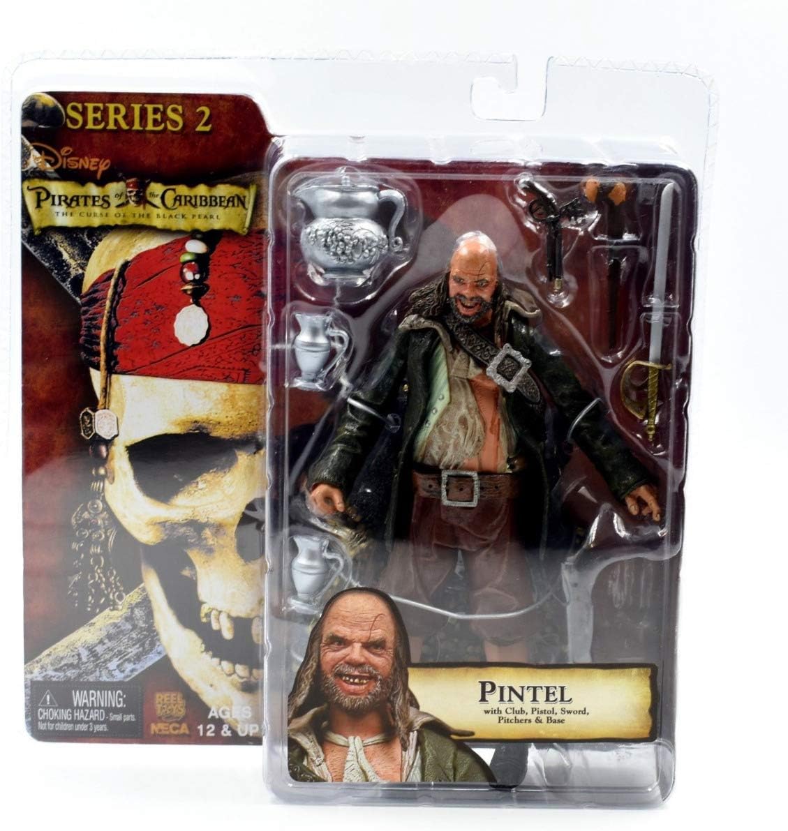 NECA Pirates of The Caribbean Curse of The Black Pearl Series 2 Pintel Action Figure