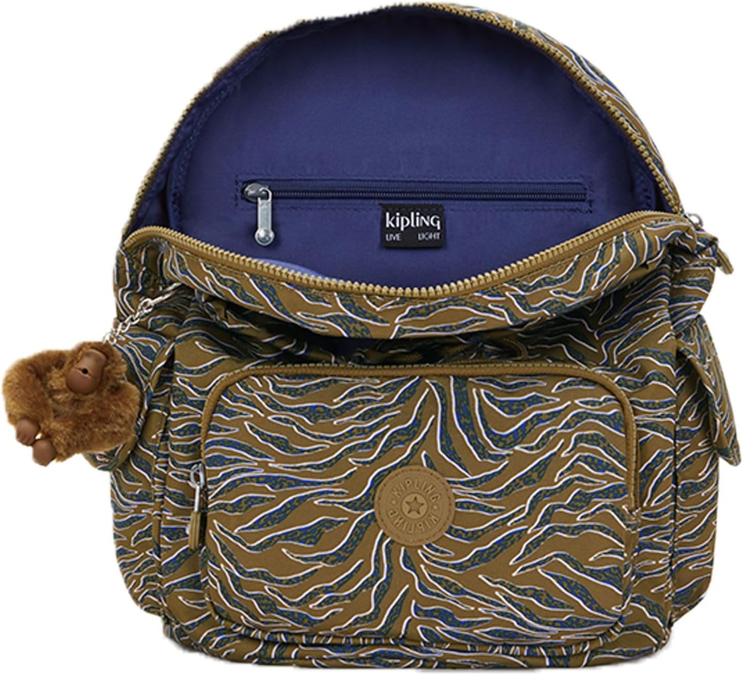 Kipling Women's City Pack S Backpacks, One Size, Undersea Leaves, One Size