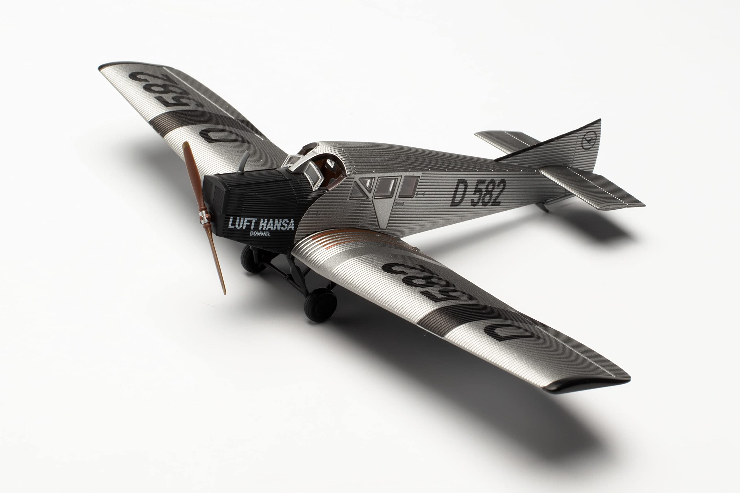 Deutsche Luft Hansa Junkers F.13 – D-582 “Dommel” Modell Flugzeug Miniaturmodelle Kleinmodell Sammlerstück Detailgetreu