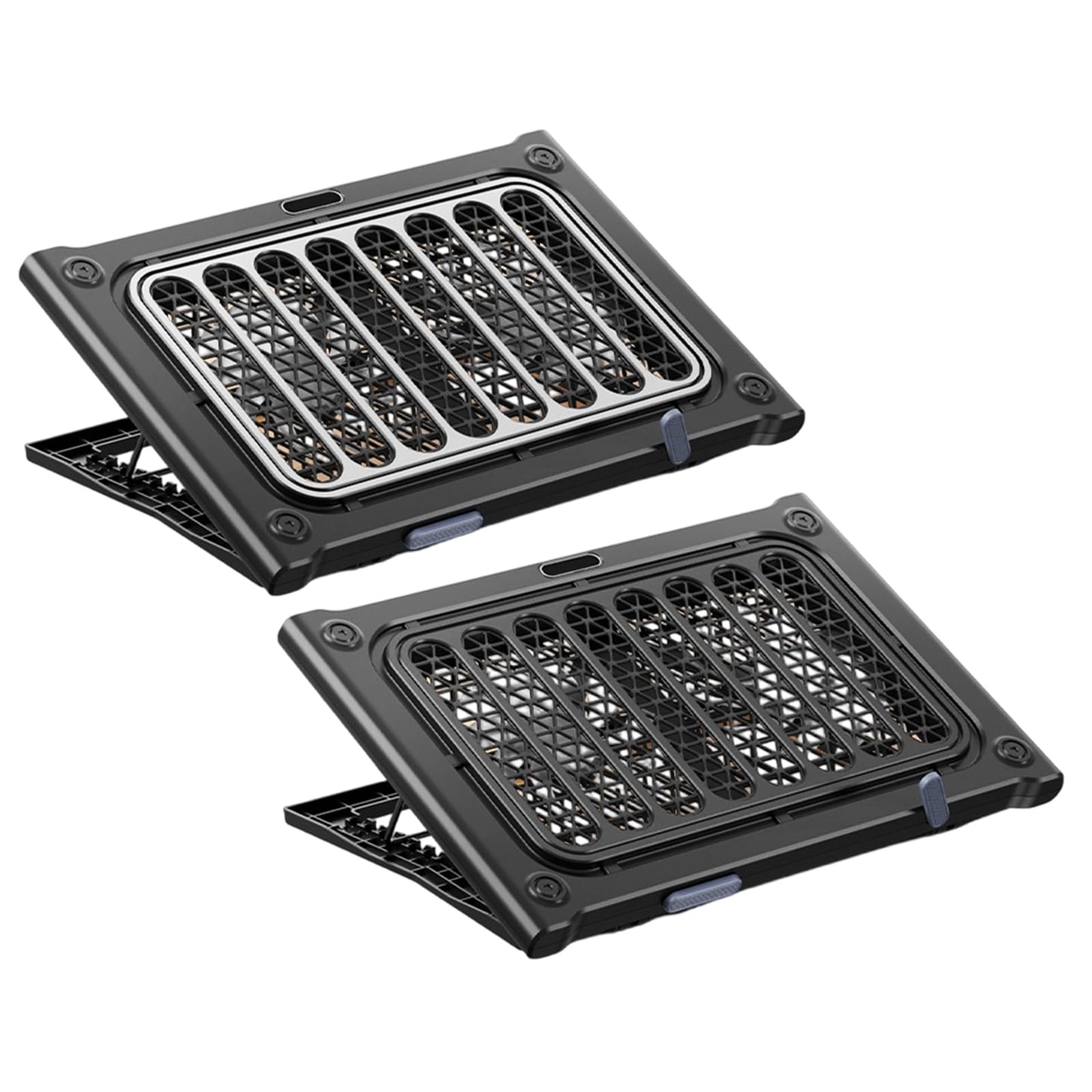 Soporte ajustable plegable para portátil con almohadilla de refrigeración ergonómica para portátiles de 13 a 17 pulgadas